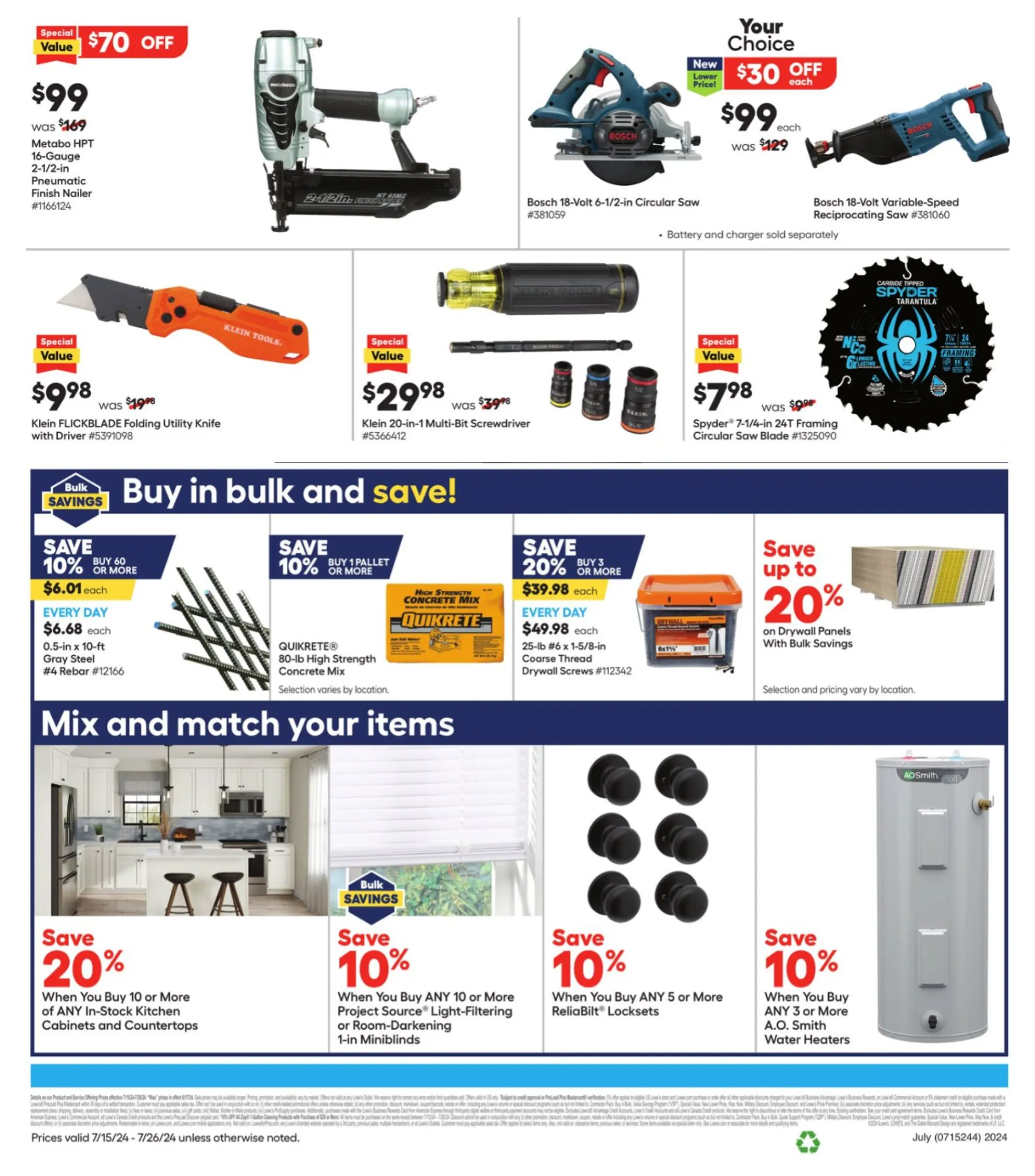 Weekly ad Lowe's Weekly Ad from July 15 to July 27 2024 - Page 7