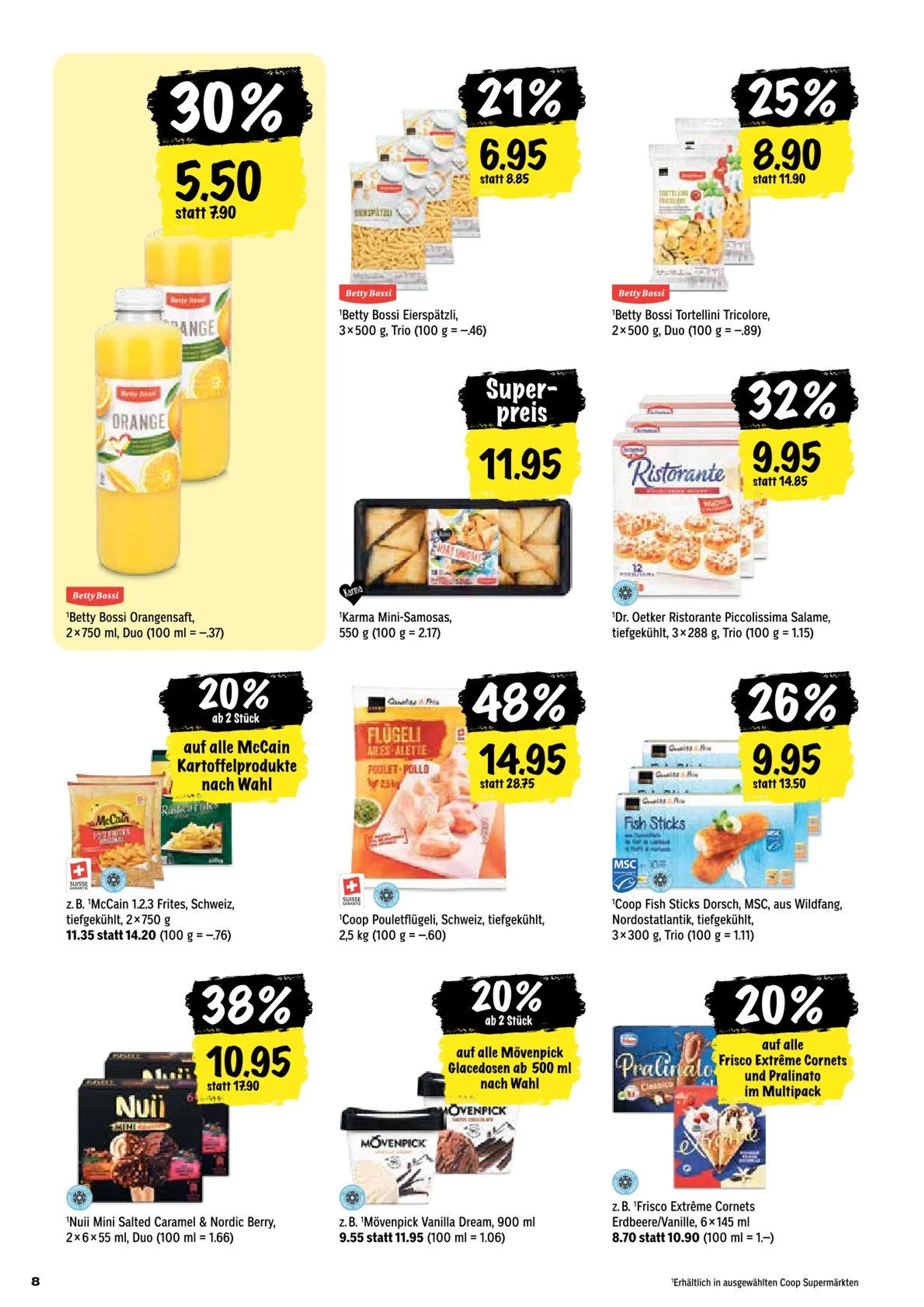 Coop Katalog von 20. Februar bis 26. Februar 2025 - Prospekt seite  8