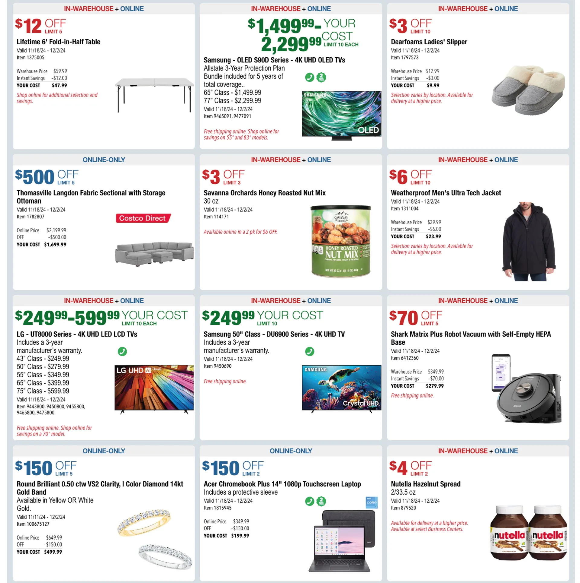 Weekly ad Costco Holiday Savings from November 1 to December 2 2024 - Page 7