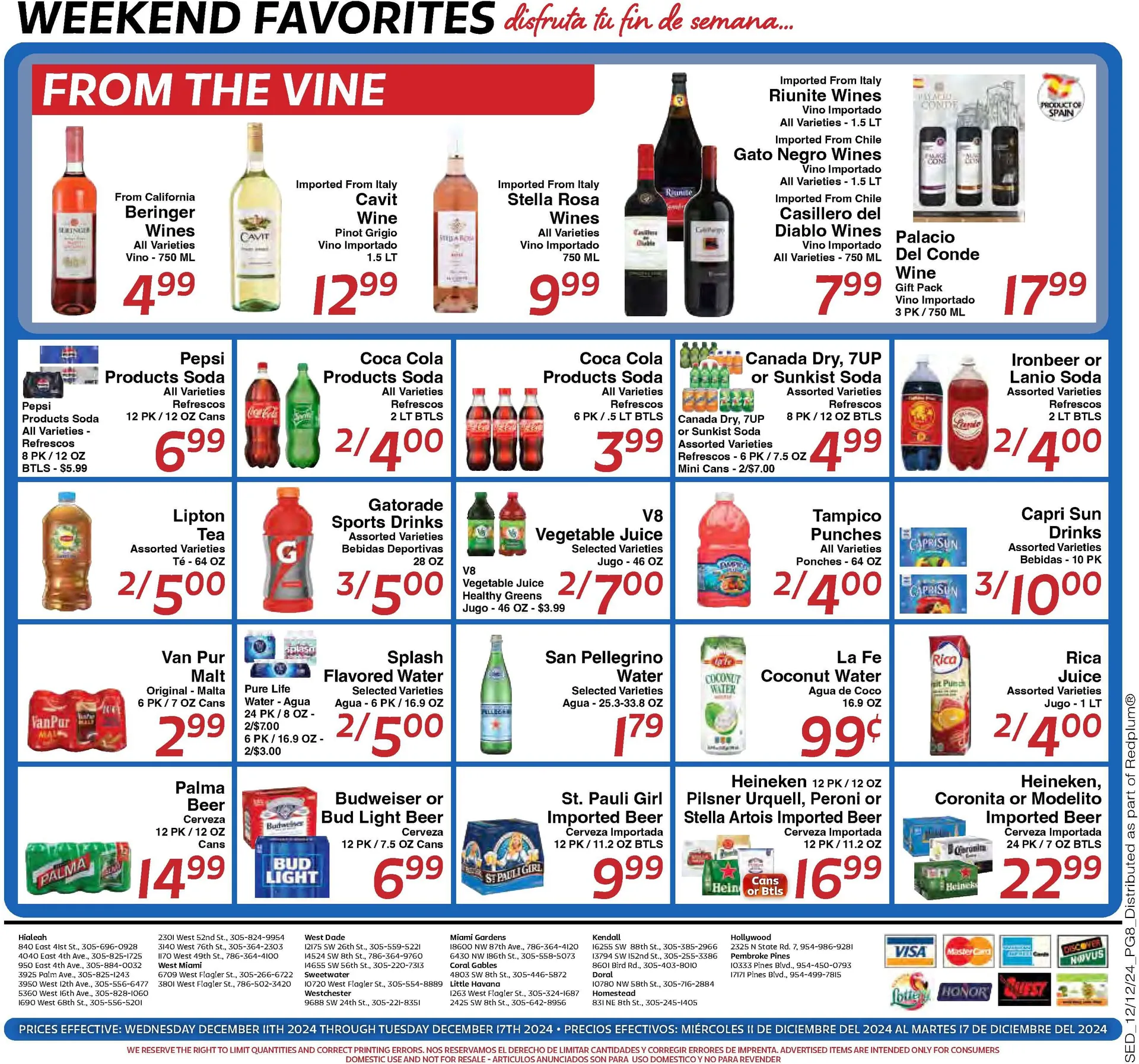 Weekly ad Sedano's Weekly Ad from December 11 to December 17 2024 - Page 8