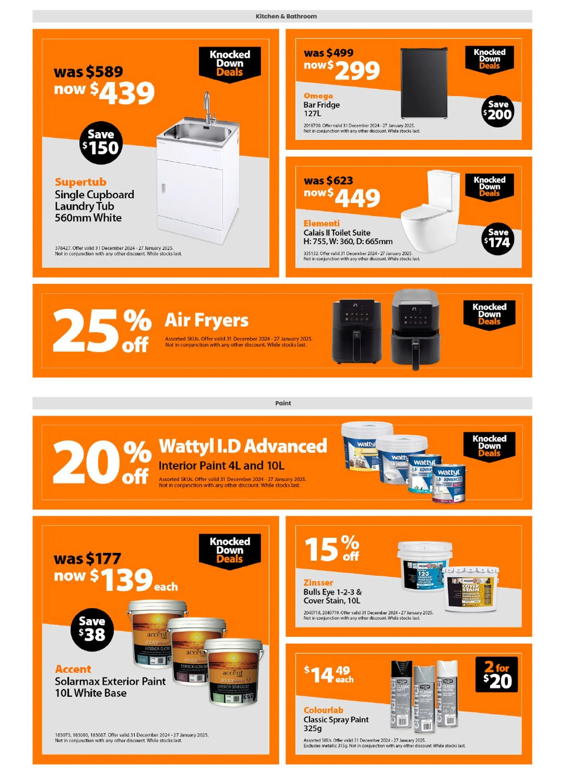 Mitre 10 Weekly Offers from 17 January to 27 January 2025 - Catalogue Page 7