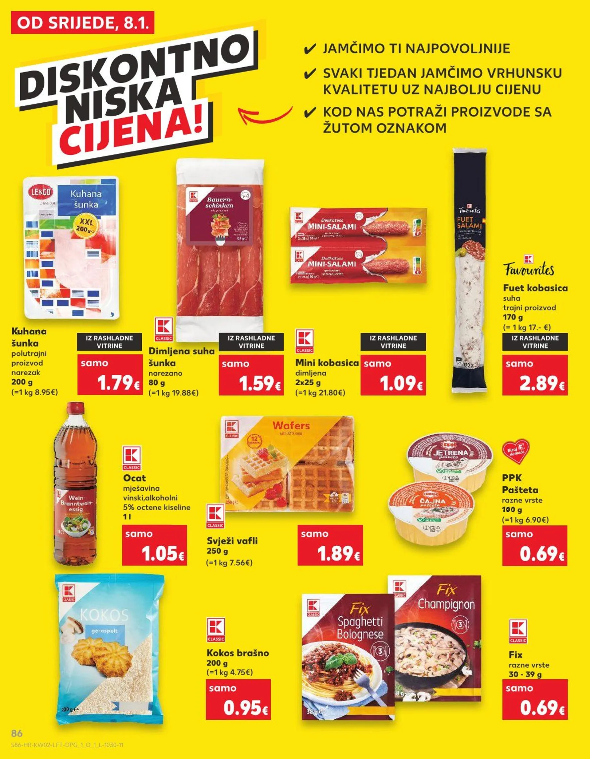 Katalog Kaufland Posebna ponuda trgovine od 8. siječnja do 14. siječnja 2025. - Pregled Stranica 86