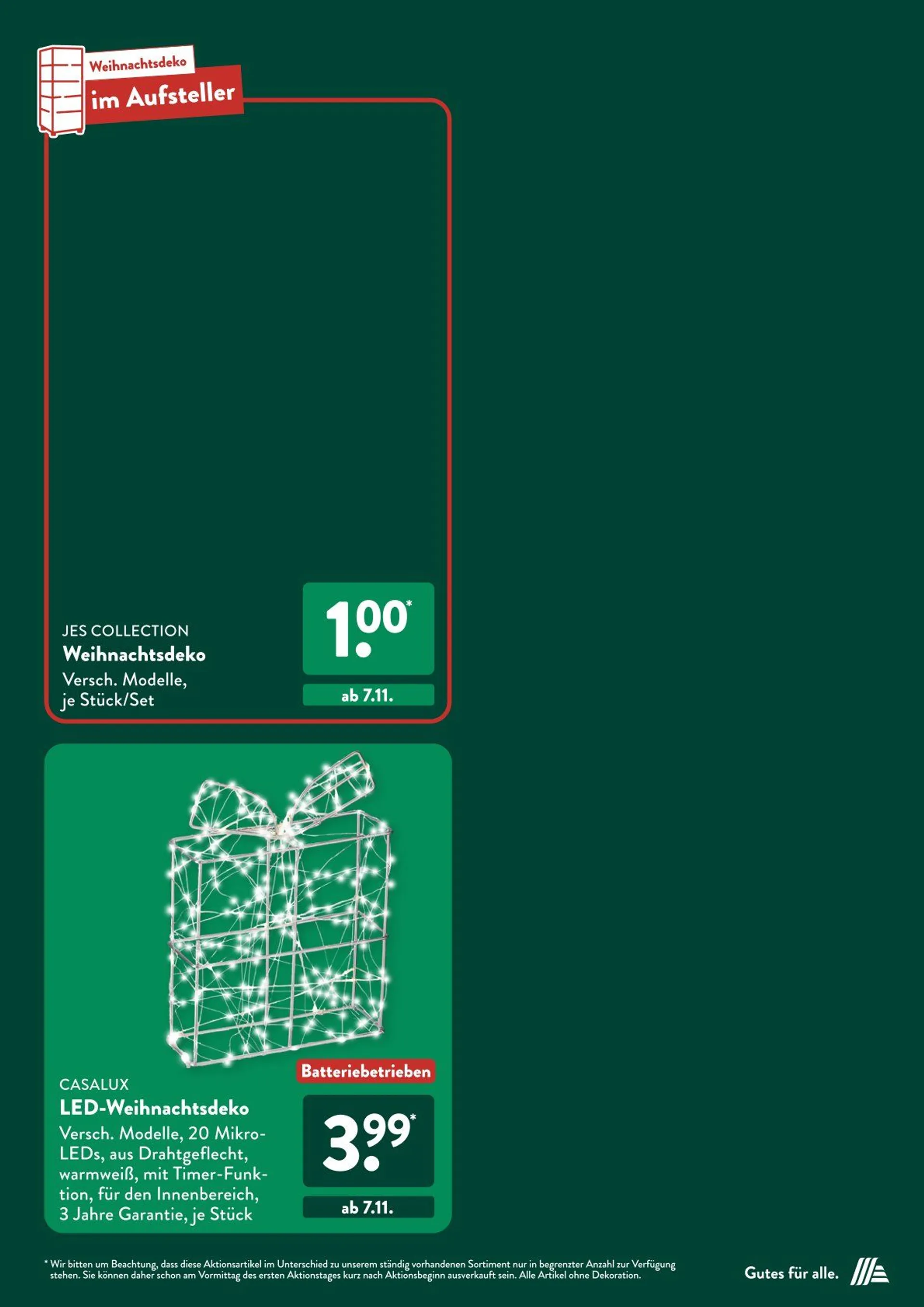 ALDI SÜD Prospekt von 17. Oktober bis 31. Dezember 2024 - Prospekt seite 9