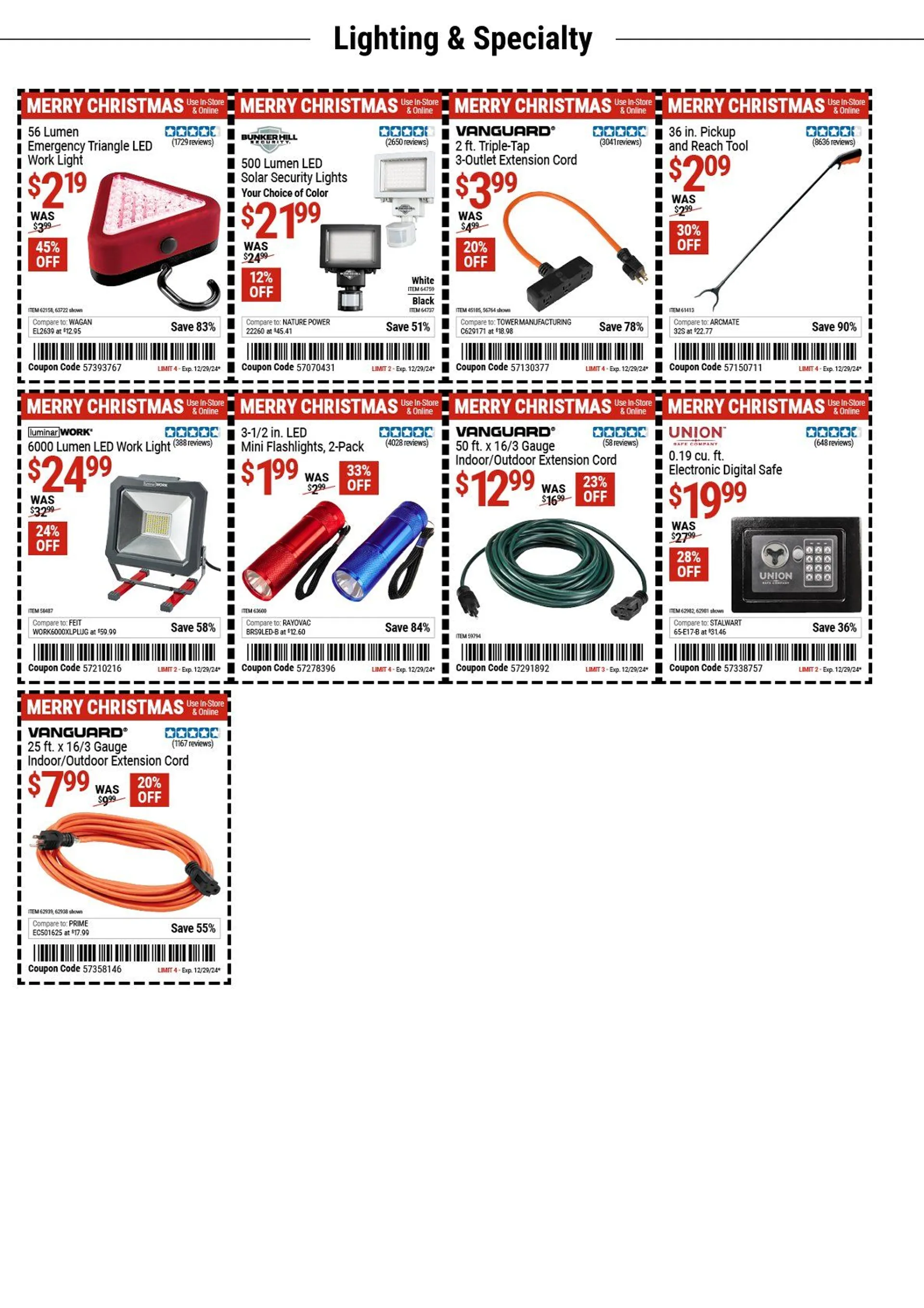 Weekly ad Harbor Freight Tools Coupons from December 12 to December 25 2024 - Page 9