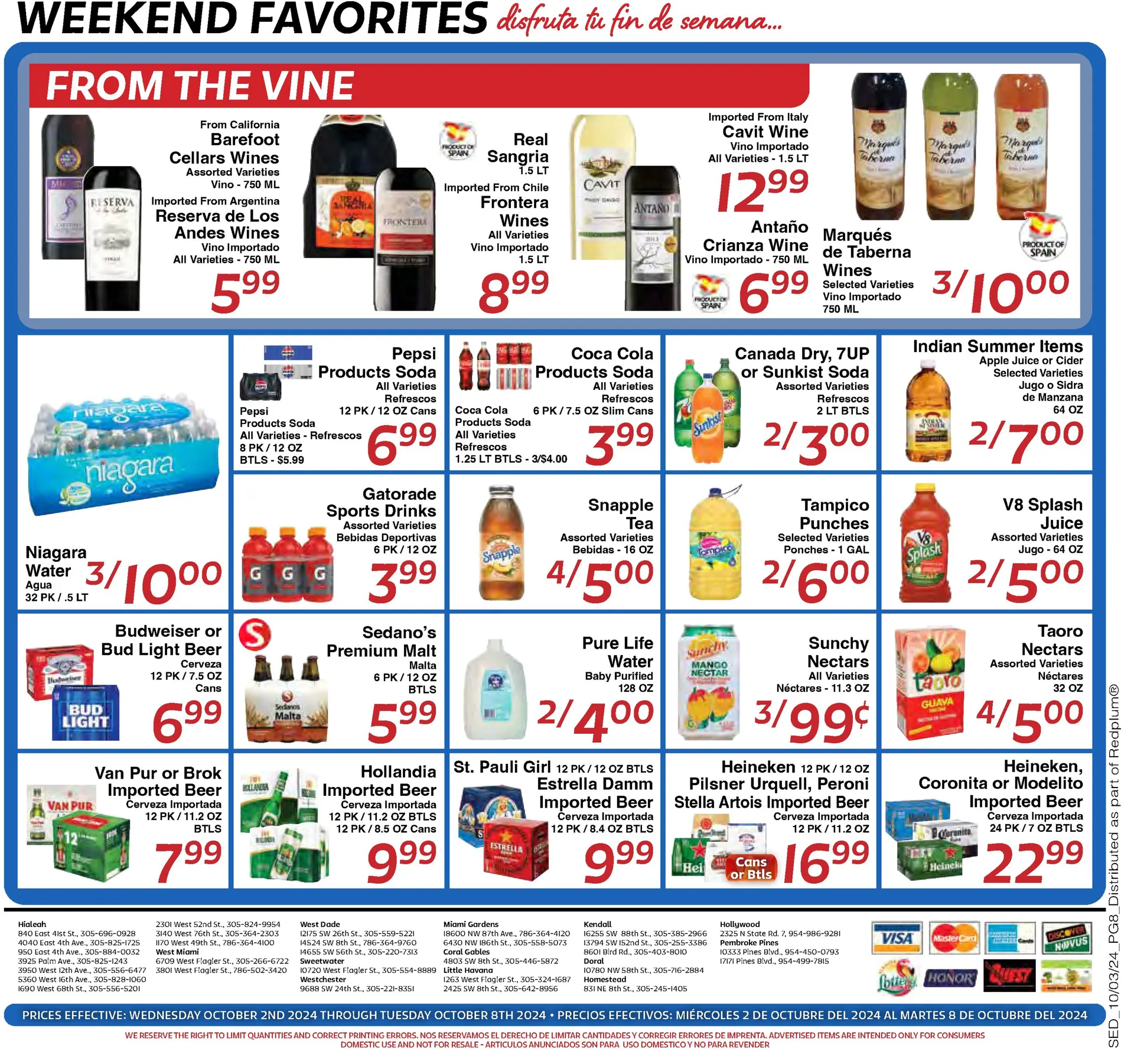 Weekly ad Sedano's sales from October 2 to October 8 2024 - Page 8