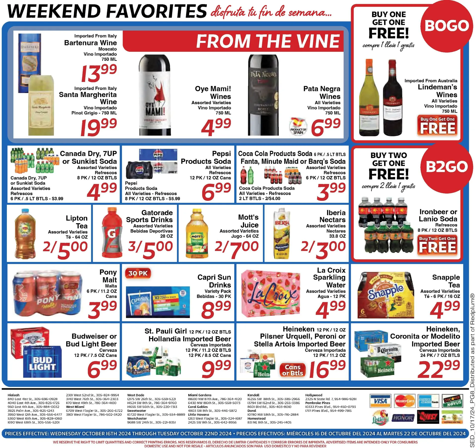 Weekly ad Sedano's weekly ads from October 16 to October 22 2024 - Page 8