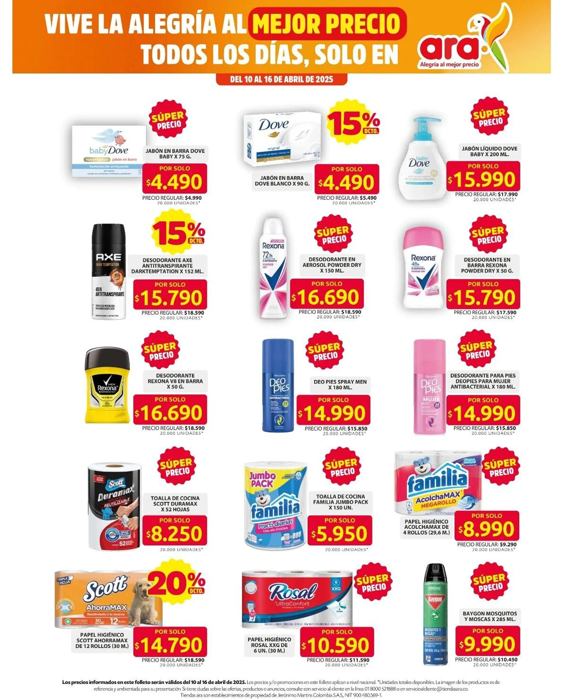 Catalogo de Ara Ofertas  10 de abril al 13 de abril 2025 - Pag 9