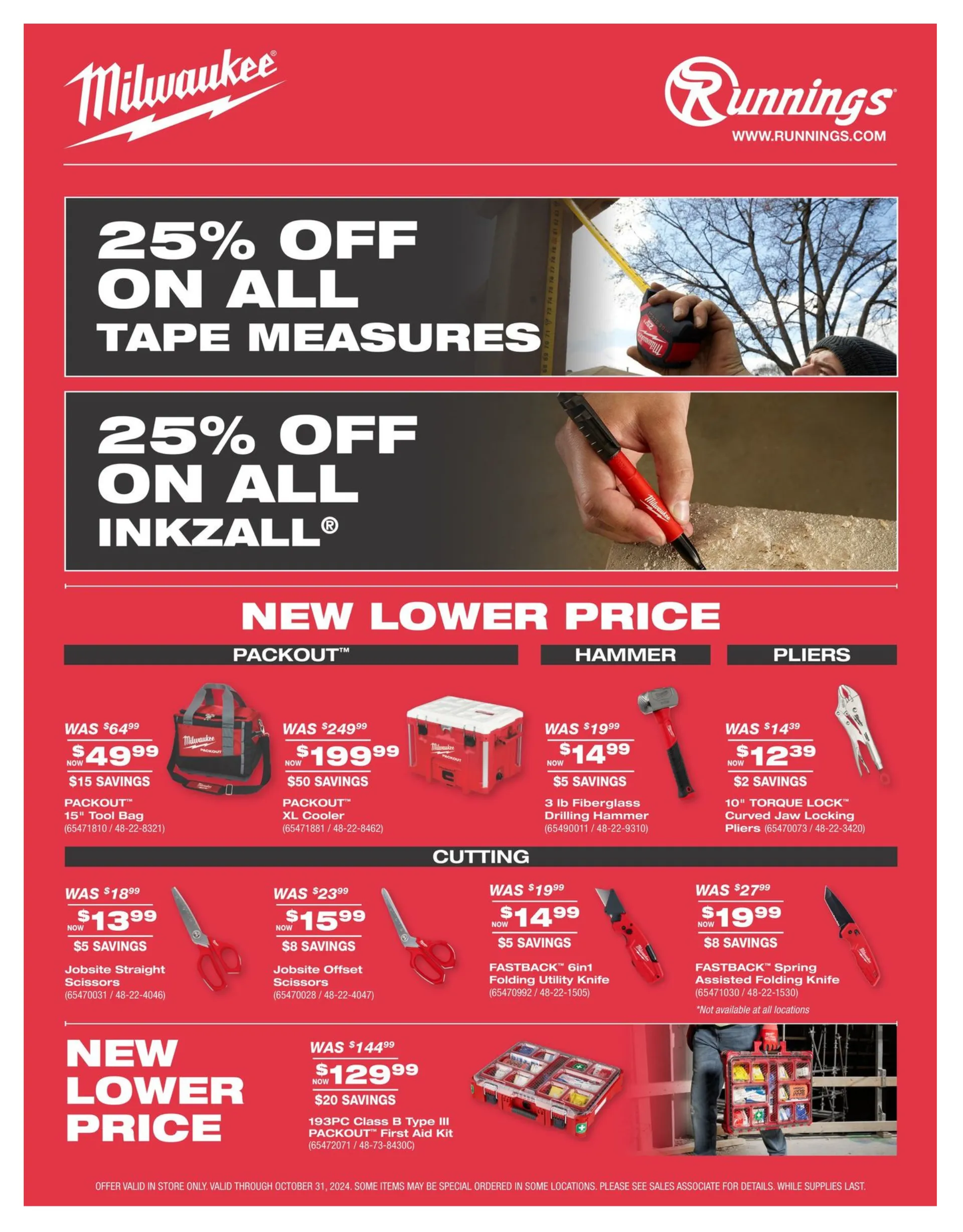 Weekly ad Runnings Sales Flyer from September 12 to October 31 2024 - Page 8