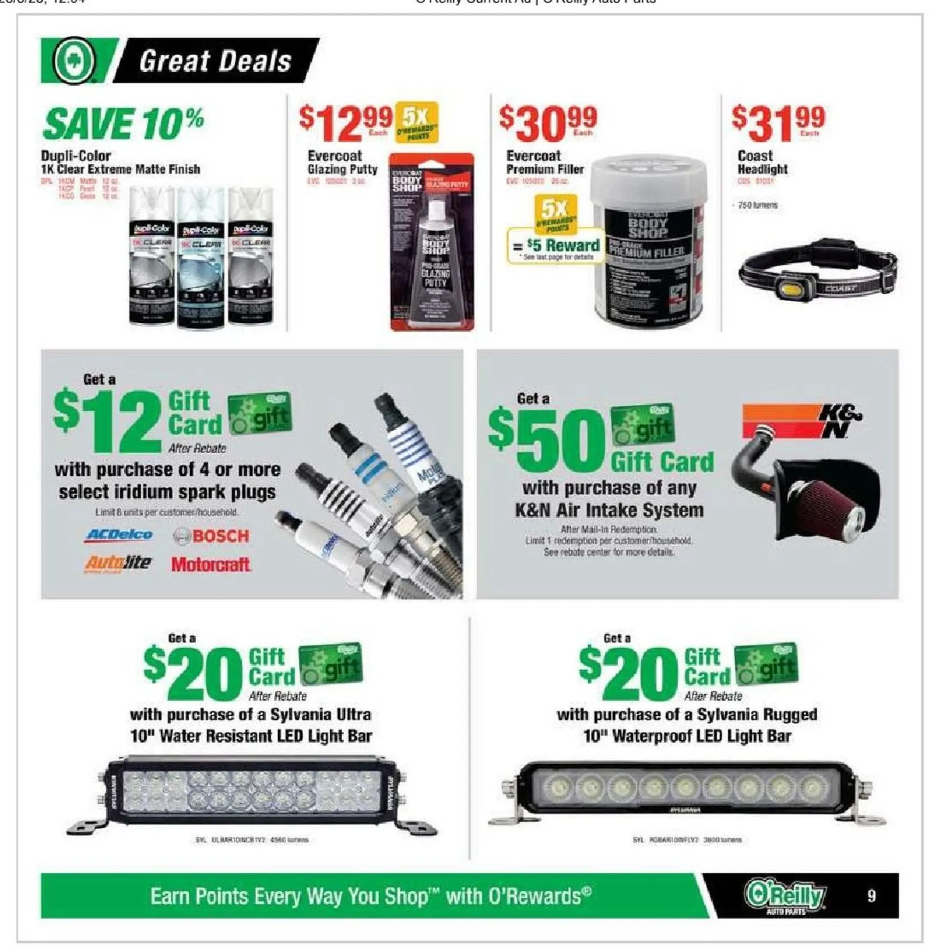 Weekly ad O'Reilly Auto Parts Deals from May 28 to June 24 2025 - Page 9