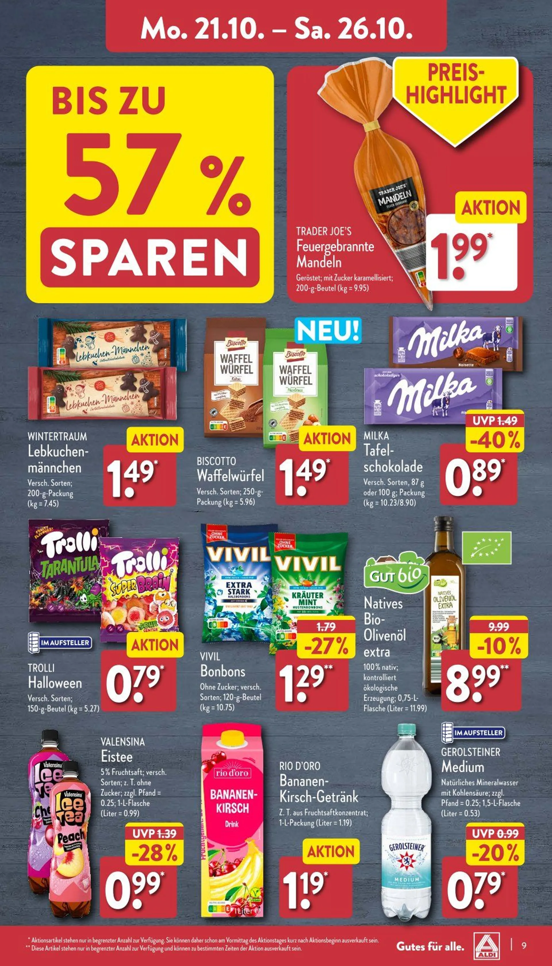 Aldi Nord Prospekt von 21. Oktober bis 26. Oktober 2024 - Prospekt seite 10