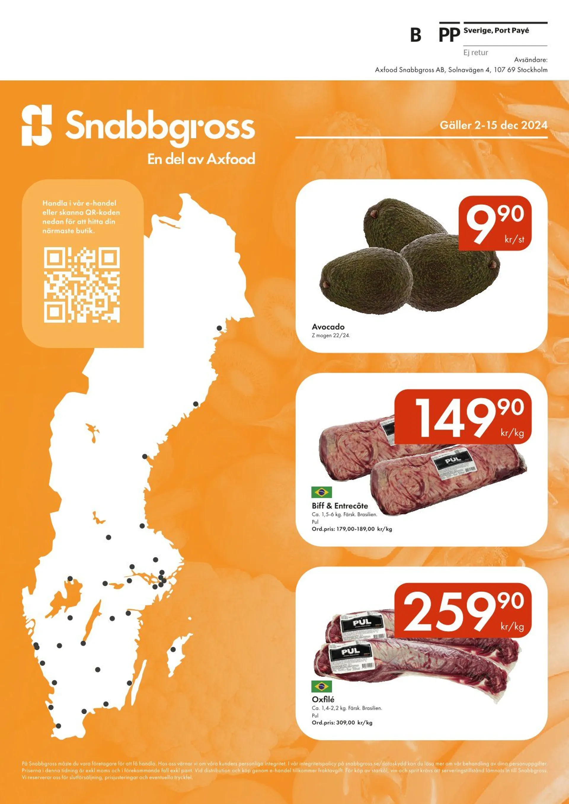 Axfood Snabbgrosss specialerbjudanden från 2 december till 15 december 2024 - Reklamblad sidor 9