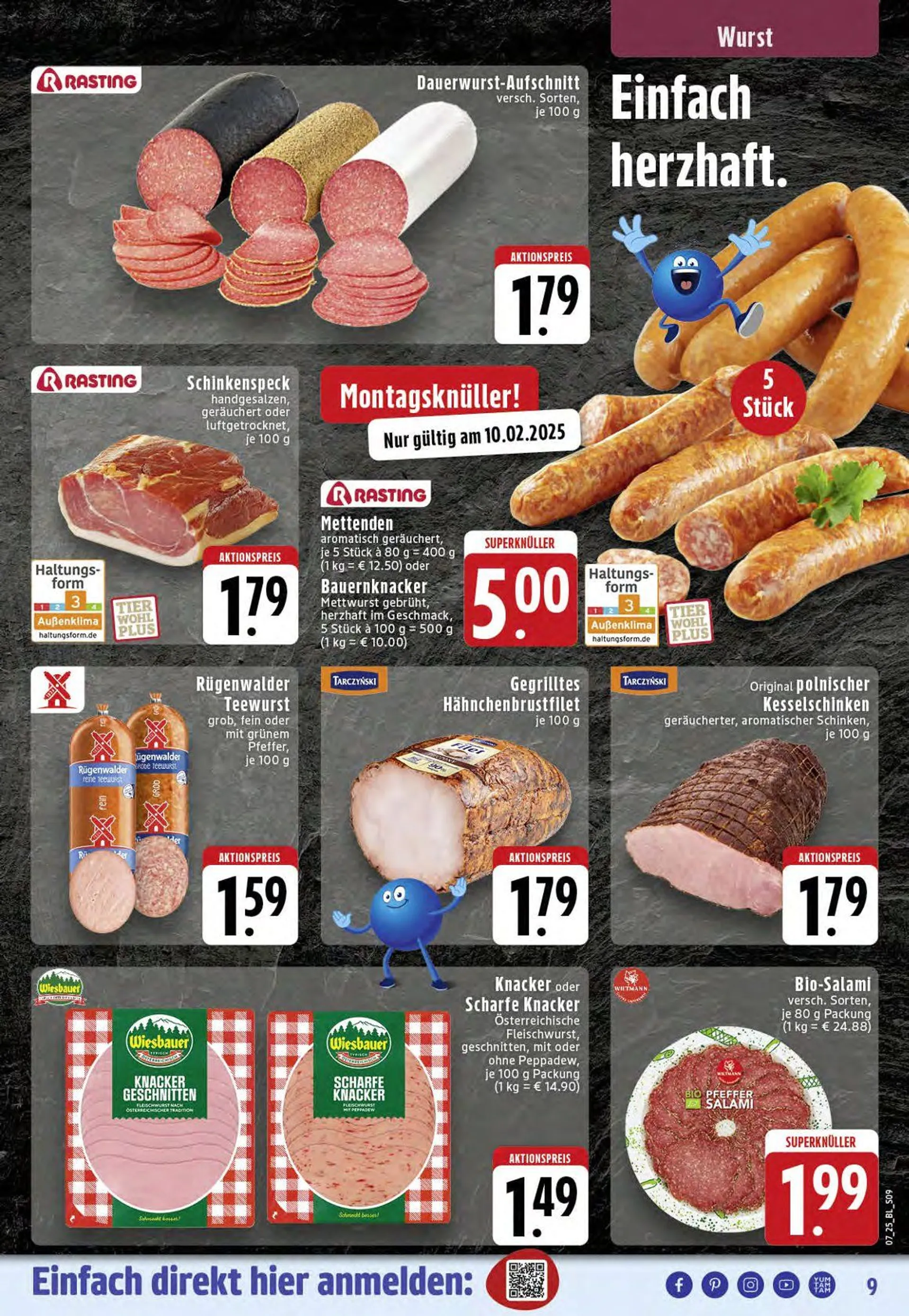 Edeka Prospekt von 10. Februar bis 15. Februar 2025 - Prospekt seite 9