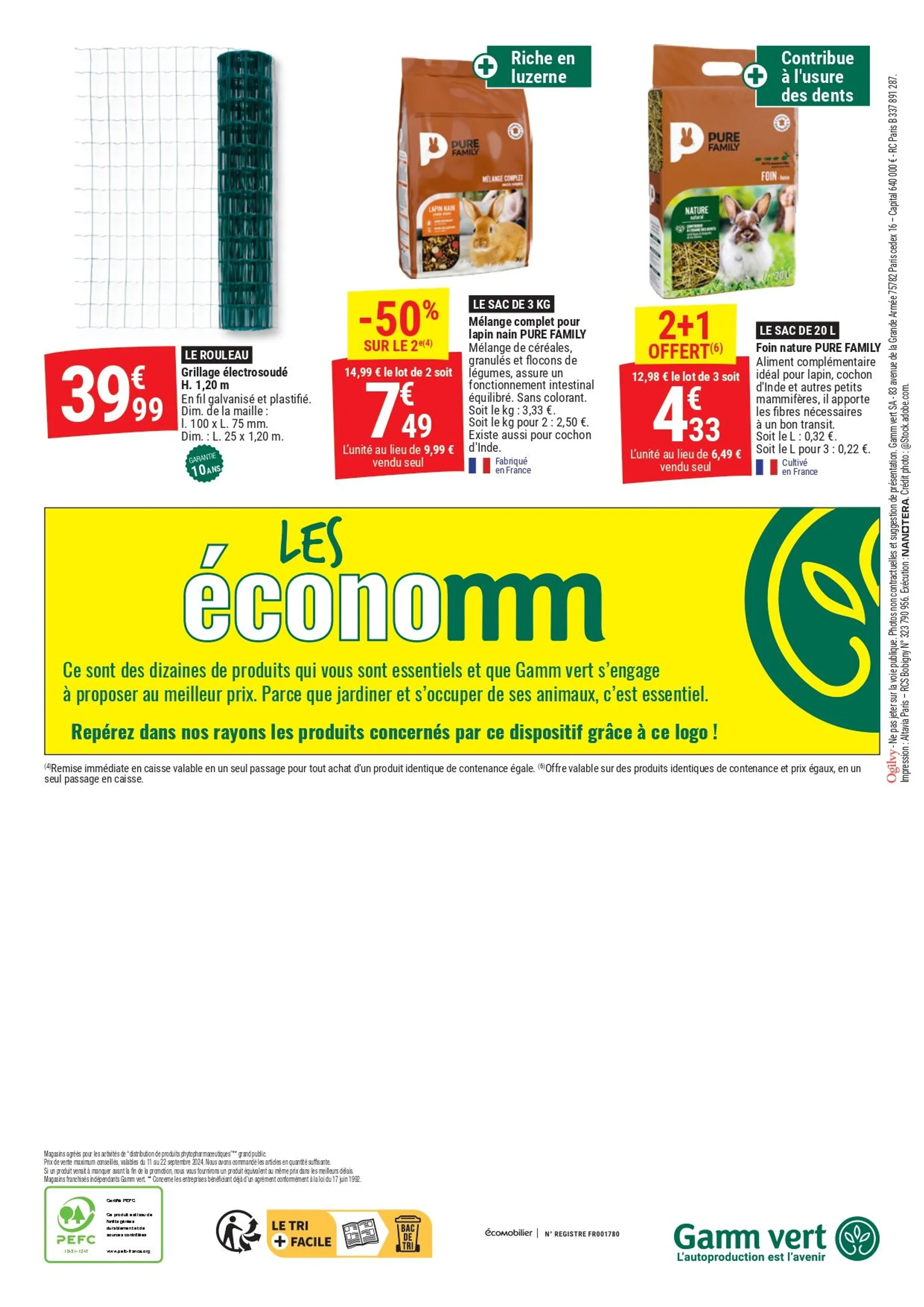 Promos de Gamm vert du 11 septembre au 22 septembre 2024 - Catalogue page 8