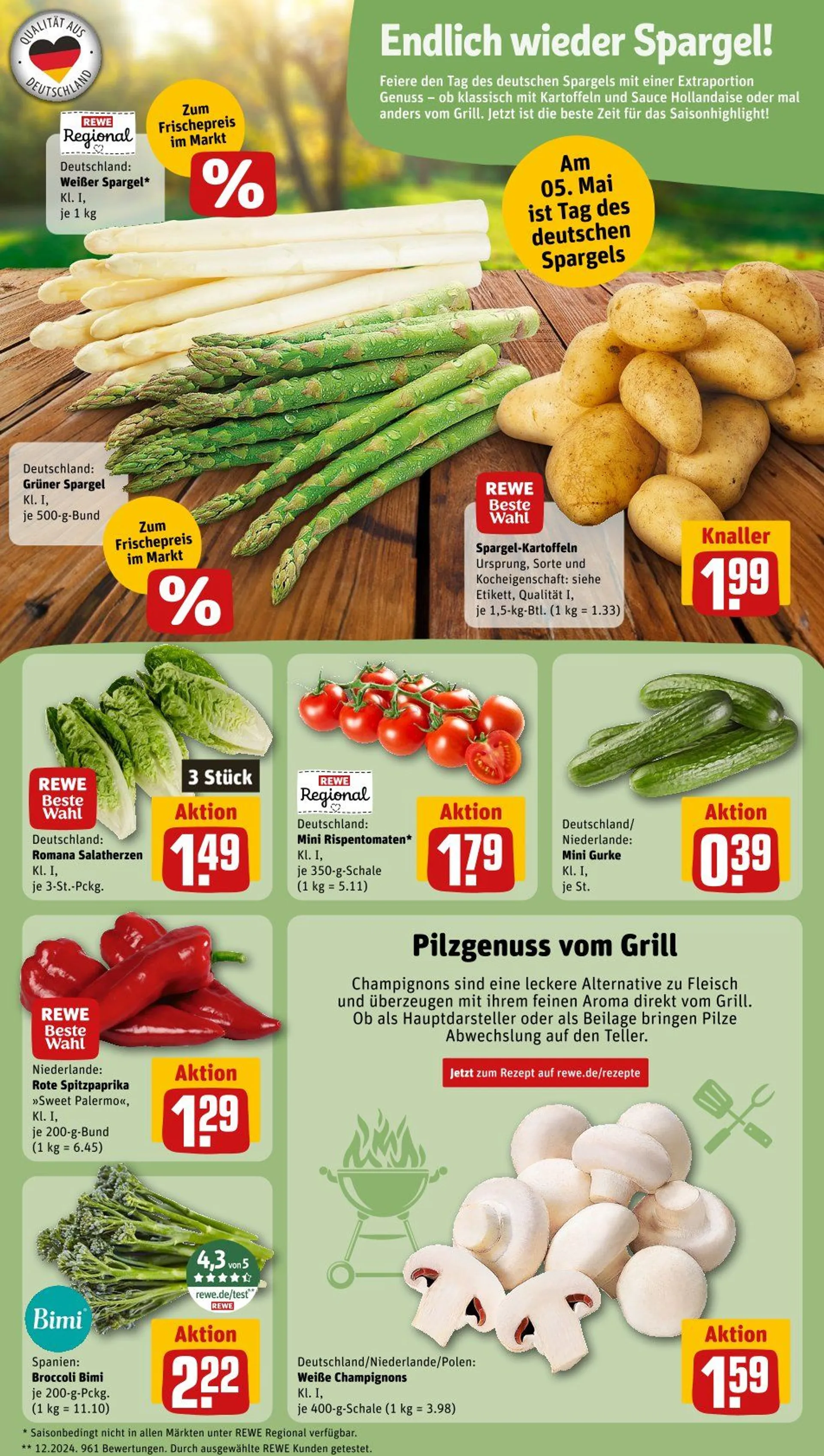 REWE Prospekt von 5. Mai bis 11. Mai 2025 - Prospekt seite 9