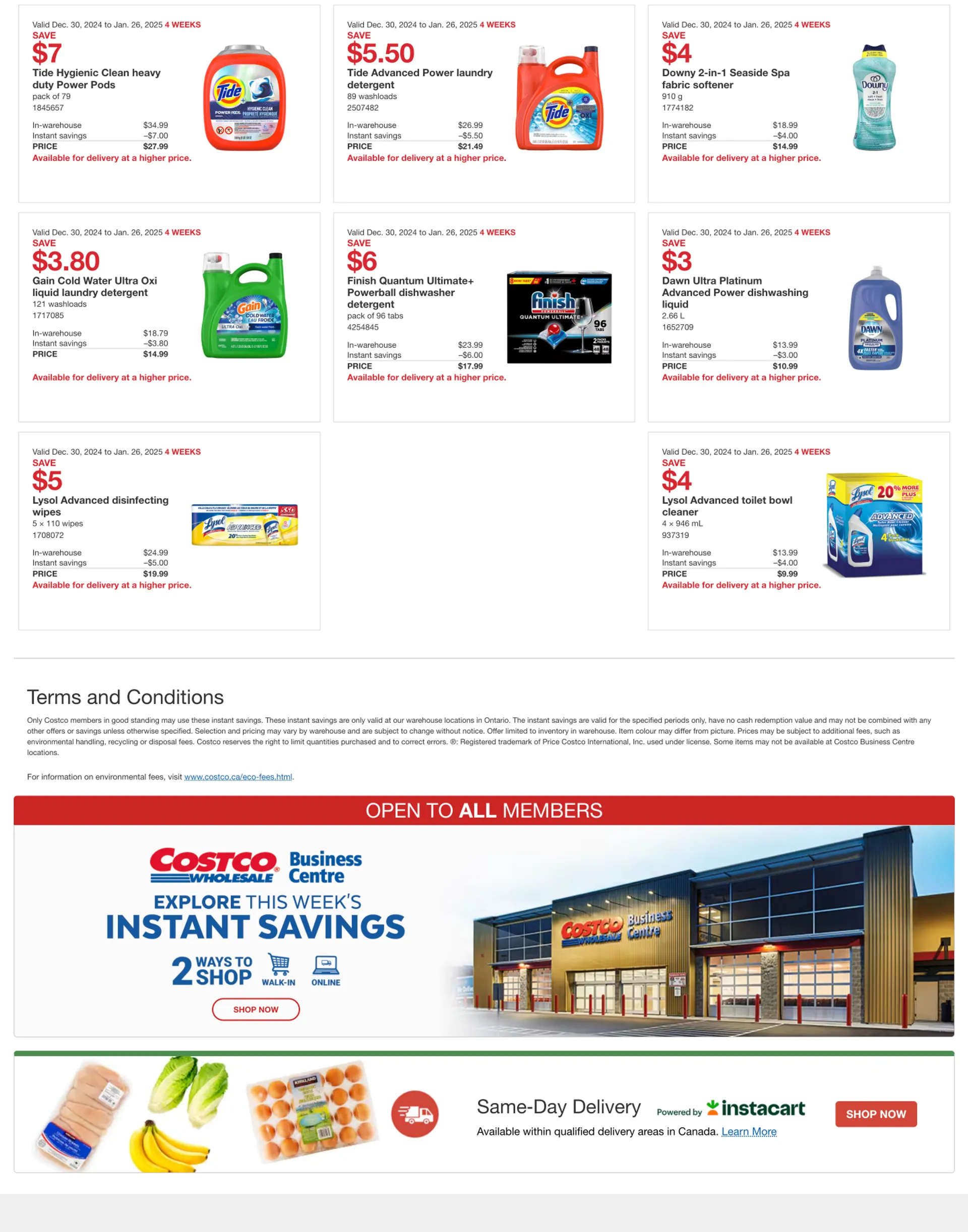 Costco Weekly deals! from January 7 to January 15 2025 - flyer page 8