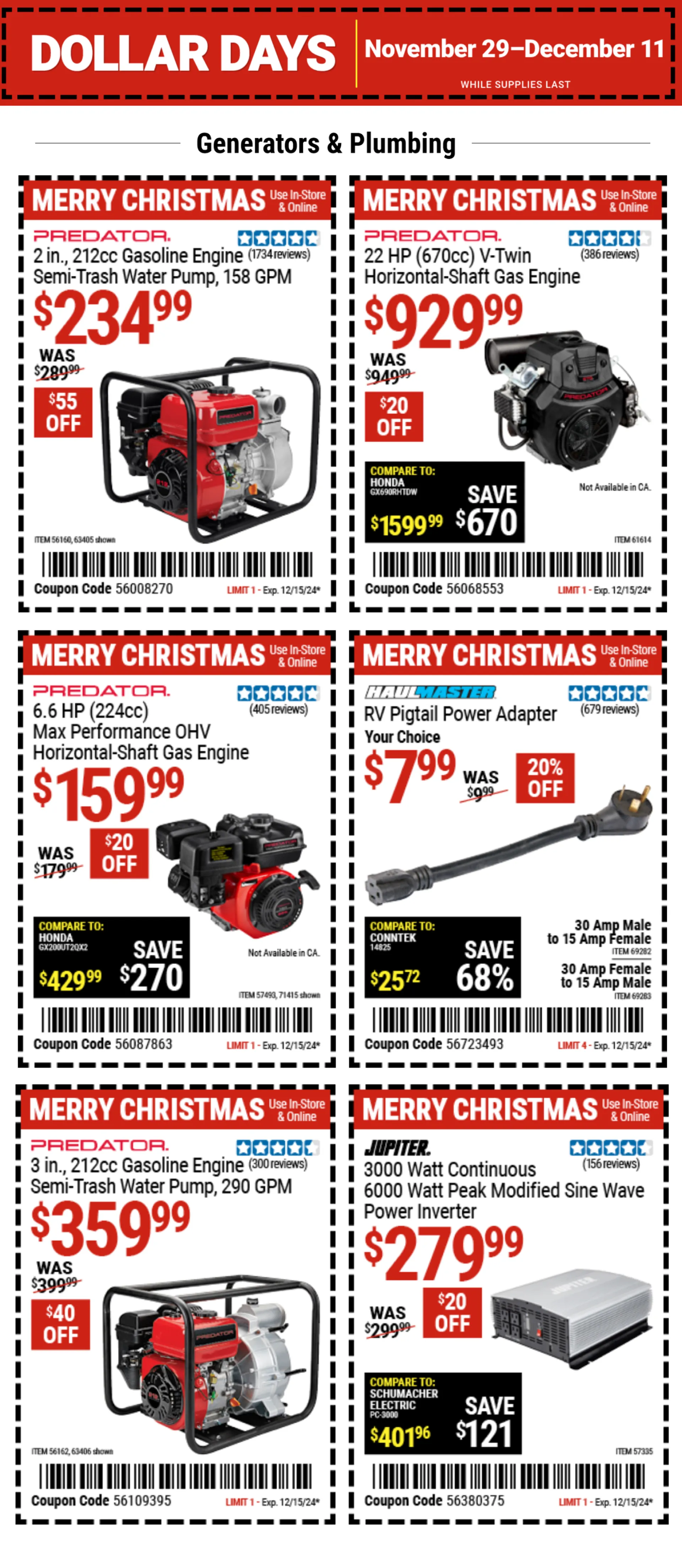 Weekly ad Christmas Coupons from December 9 to December 15 2024 - Page 8