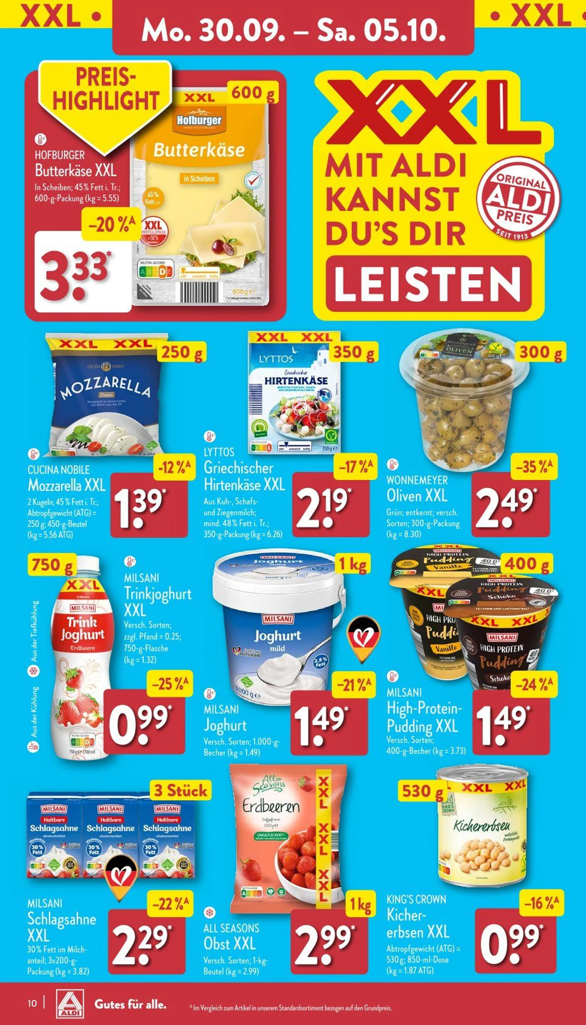 ALDI Nord Prospekts Angebote Online von 30. September bis 5. Oktober 2024 - Prospekt seite 10