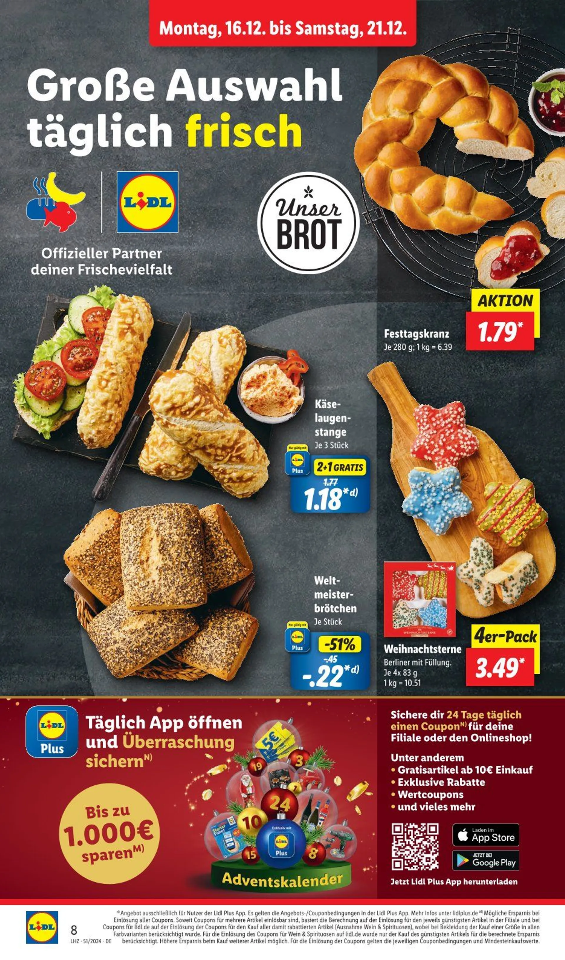 Lidl Prospekt von 16. Dezember bis 21. Dezember 2024 - Prospekt seite 10