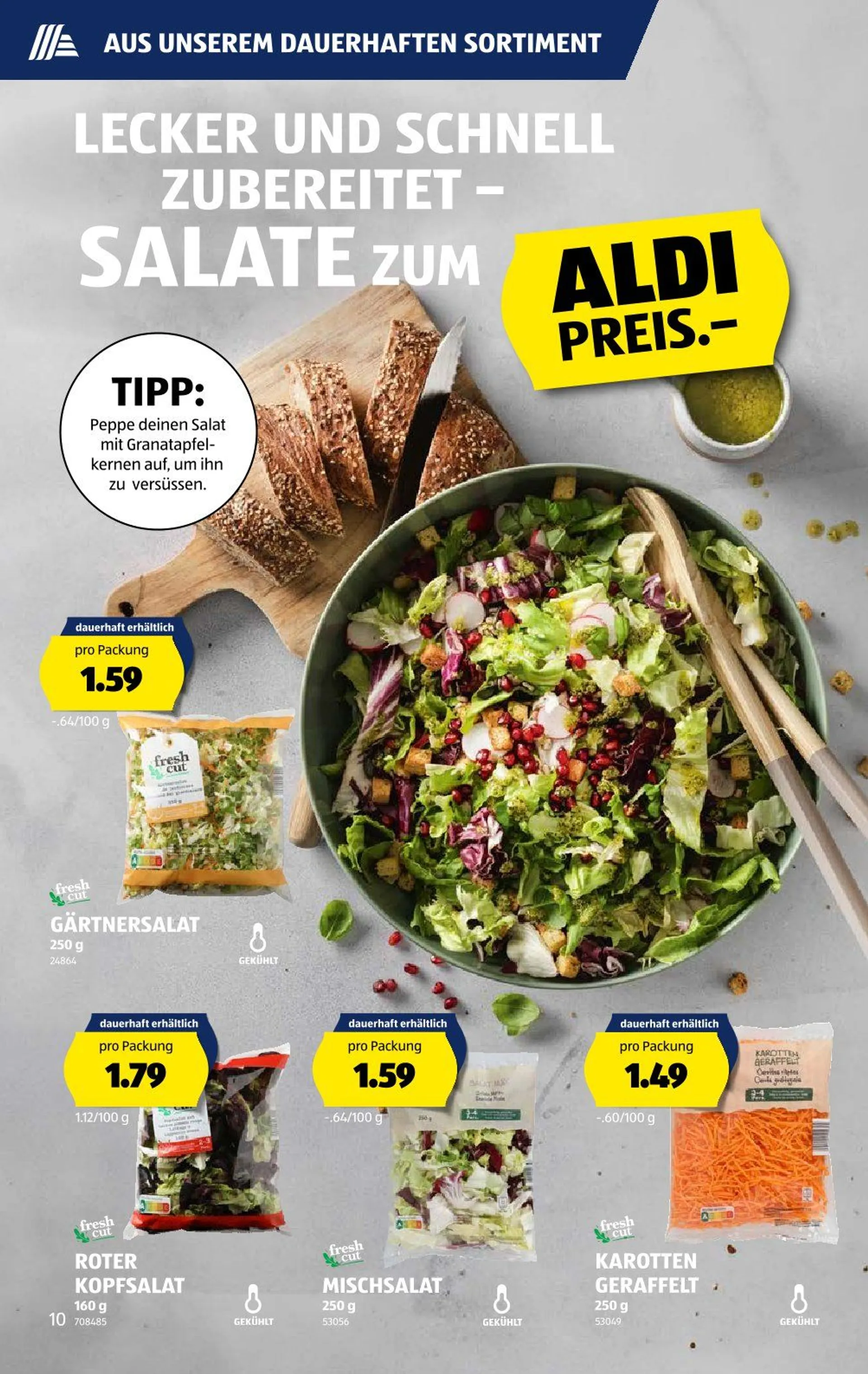 Aldi Prospekte von 16. Januar bis 22. Januar 2025 - Prospekt seite  10