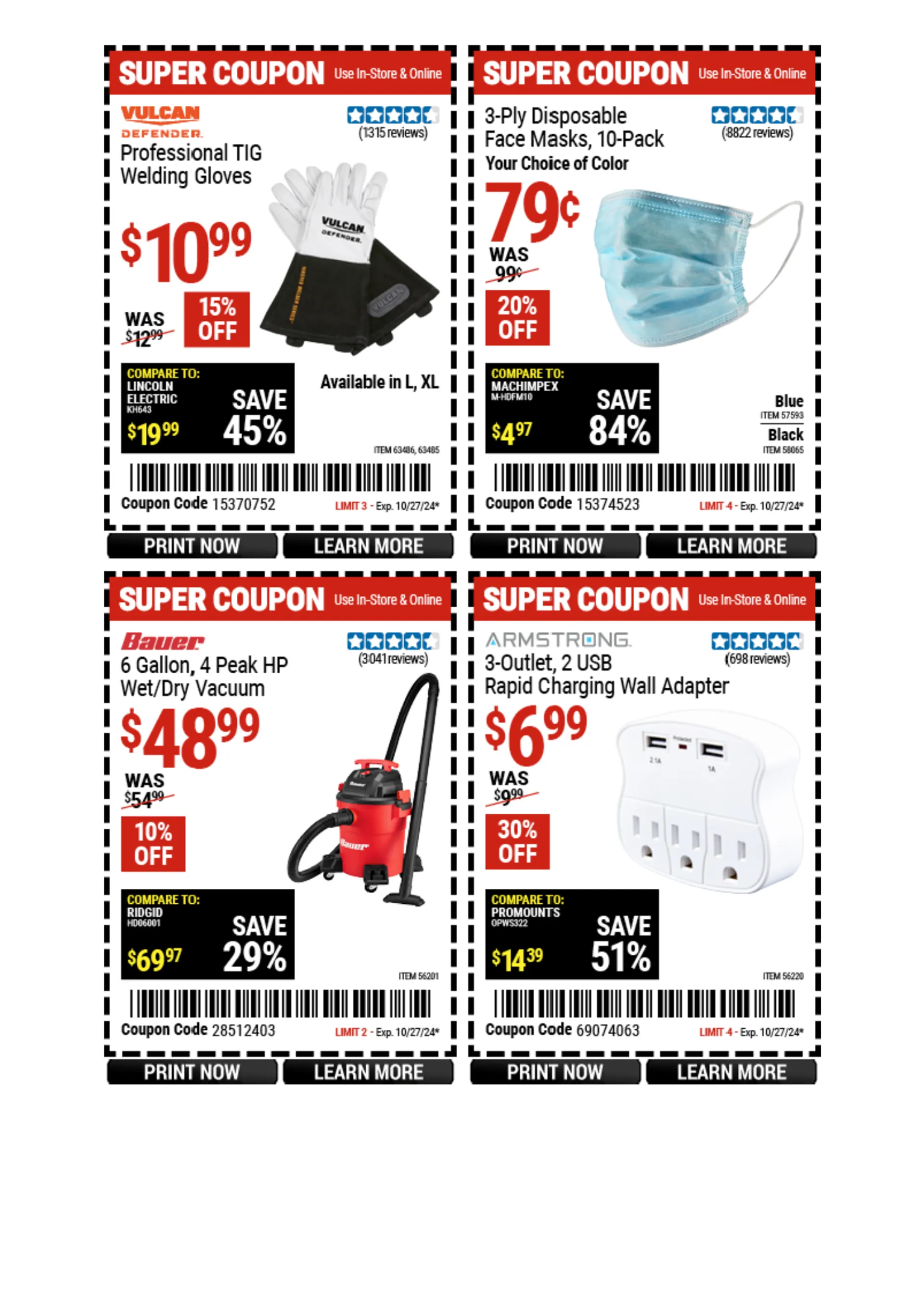 Weekly ad Harbor Freight Weekly Ad from October 21 to October 27 2024 - Page 9