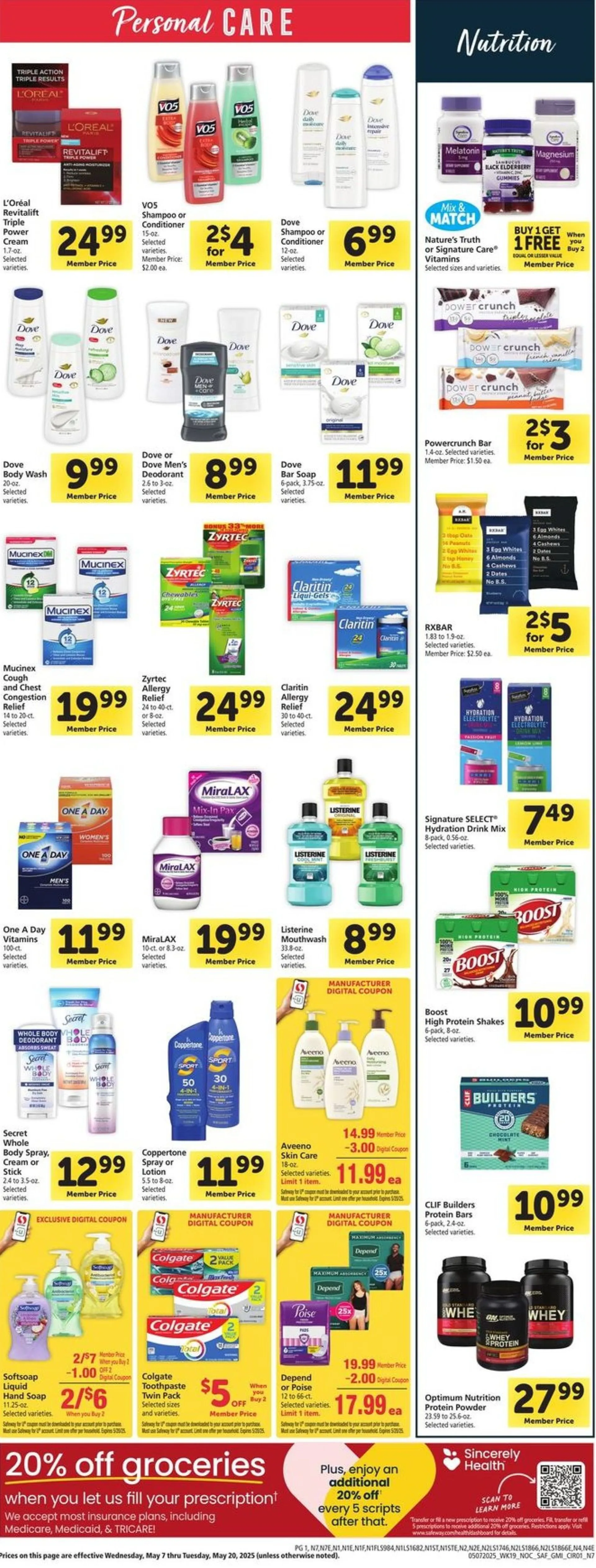 Safeway Deals from May 9 to May 13 2025 - flyer page 10