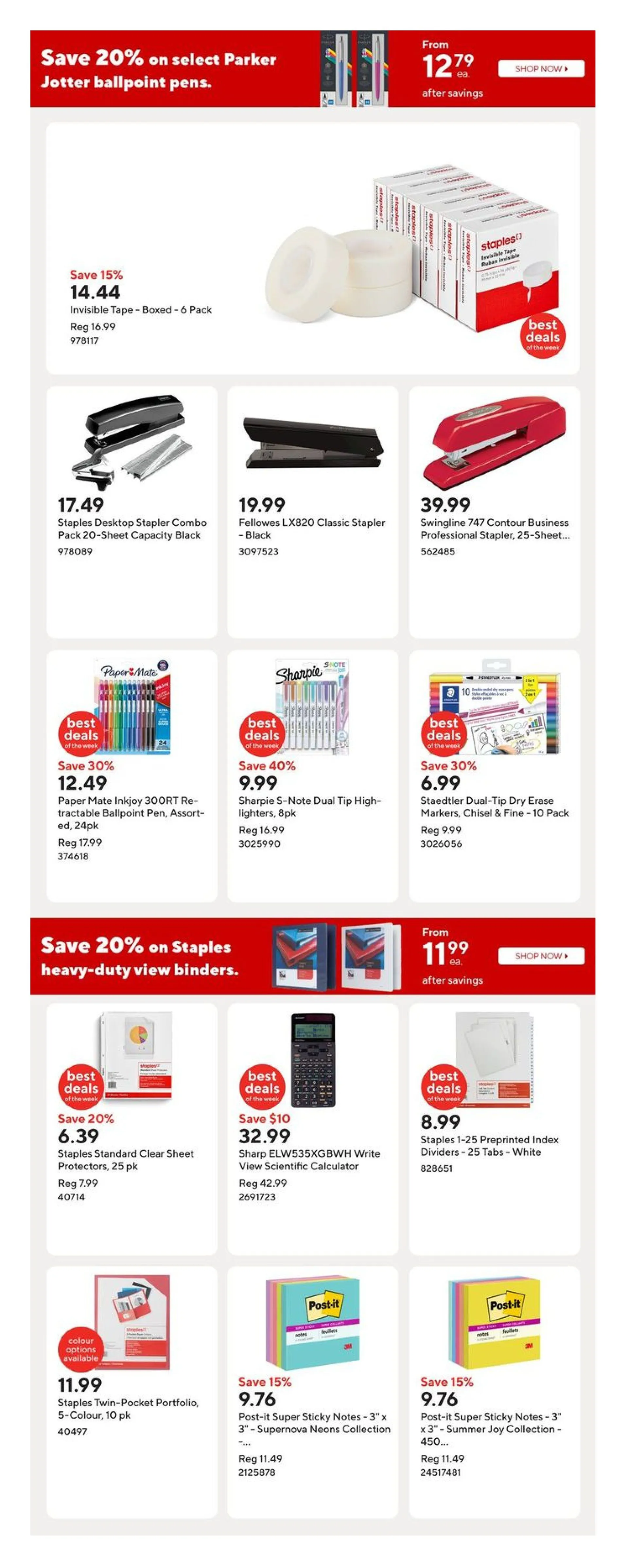 Staples Sales from May 8 to May 14 2025 - flyer page 10