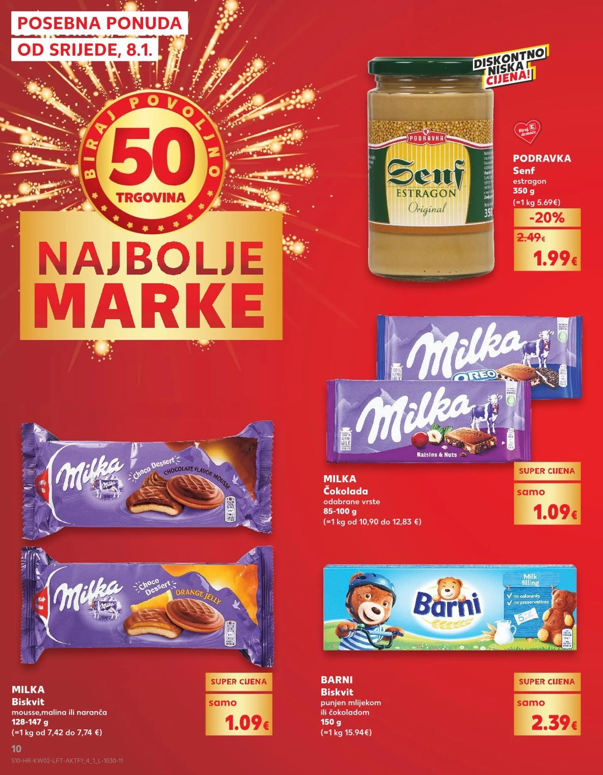 Katalog Kaufland Posebna ponuda trgovine od 8. siječnja do 14. siječnja 2025. - Pregled Stranica 10