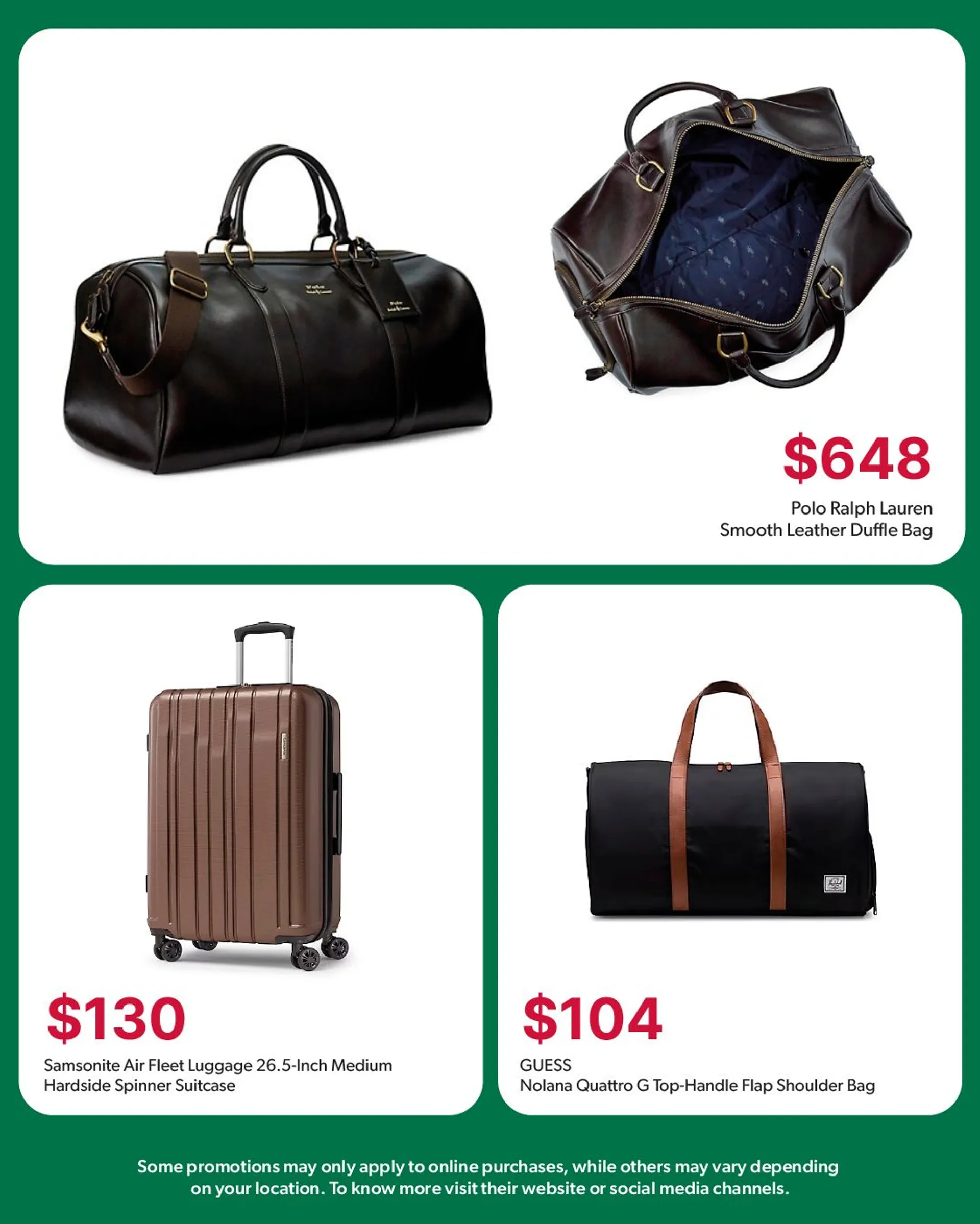 Christmas deals at Hudson's Bay from December 20 to December 31 2024 - flyer page 9