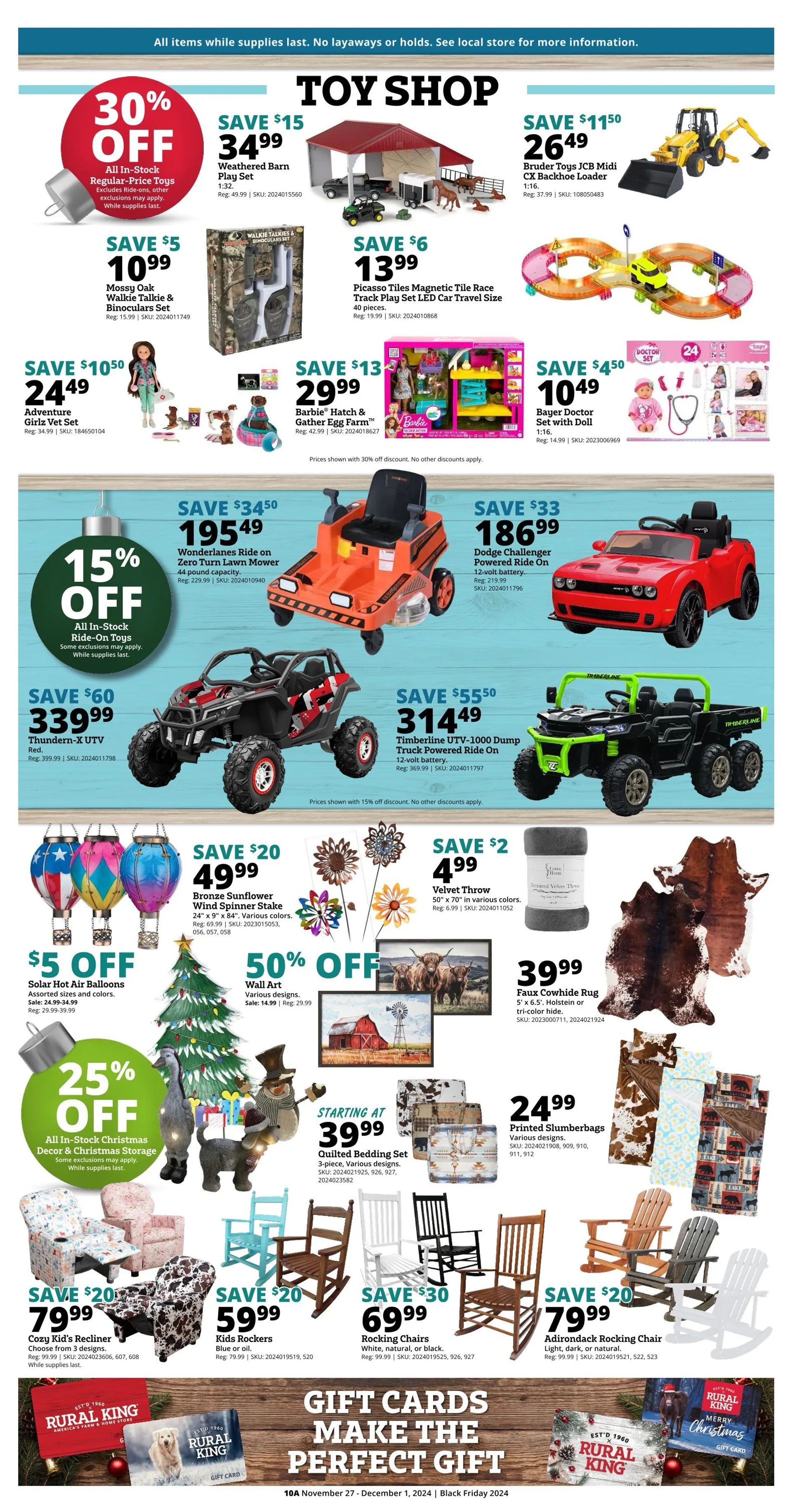 Weekly ad Rural King Deals from November 27 to December 1 2024 - Page 10