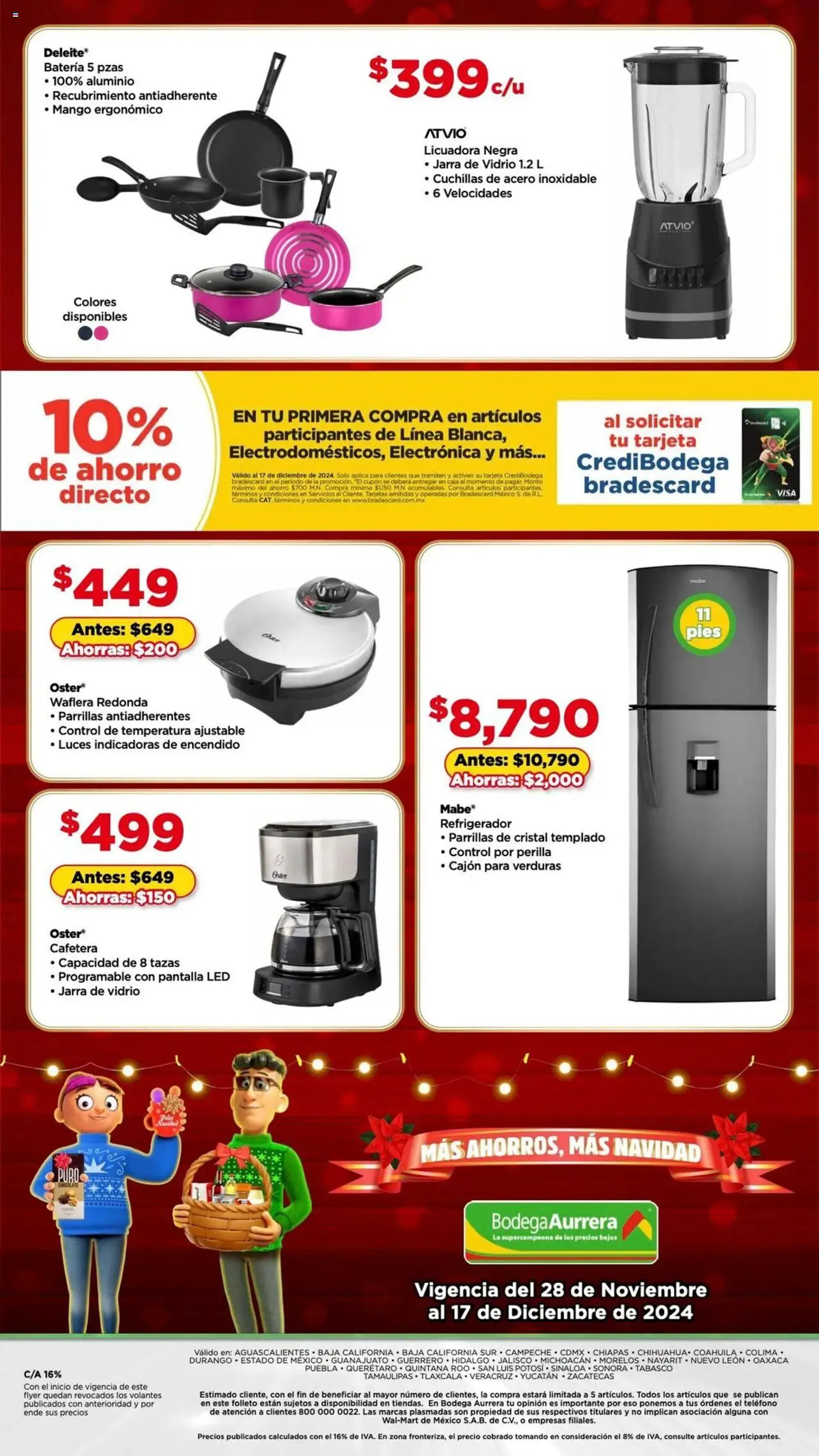 Catálogo de Ofertas de Navidad en Bodega Aurrera 28 de noviembre al 17 de diciembre 2024 - Pagina 9