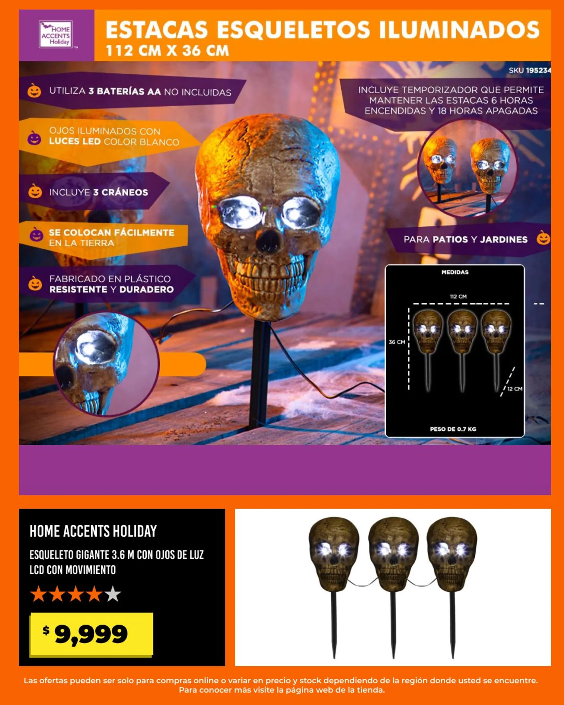 Catálogo de Decoración de Halloween 16 de agosto al 30 de septiembre 2024 - Pagina 9