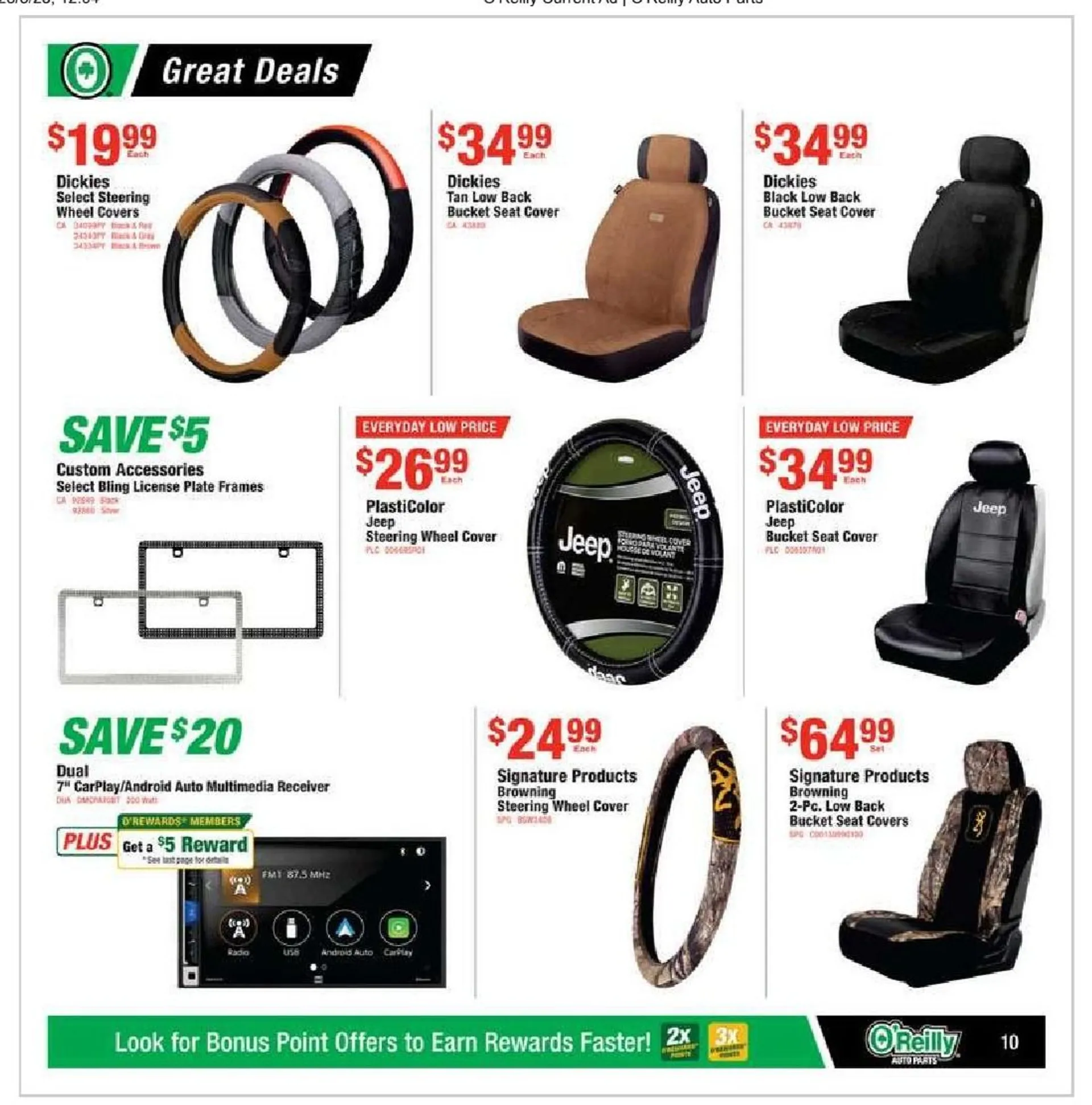 Weekly ad O'Reilly Auto Parts Deals from May 28 to June 24 2025 - Page 10