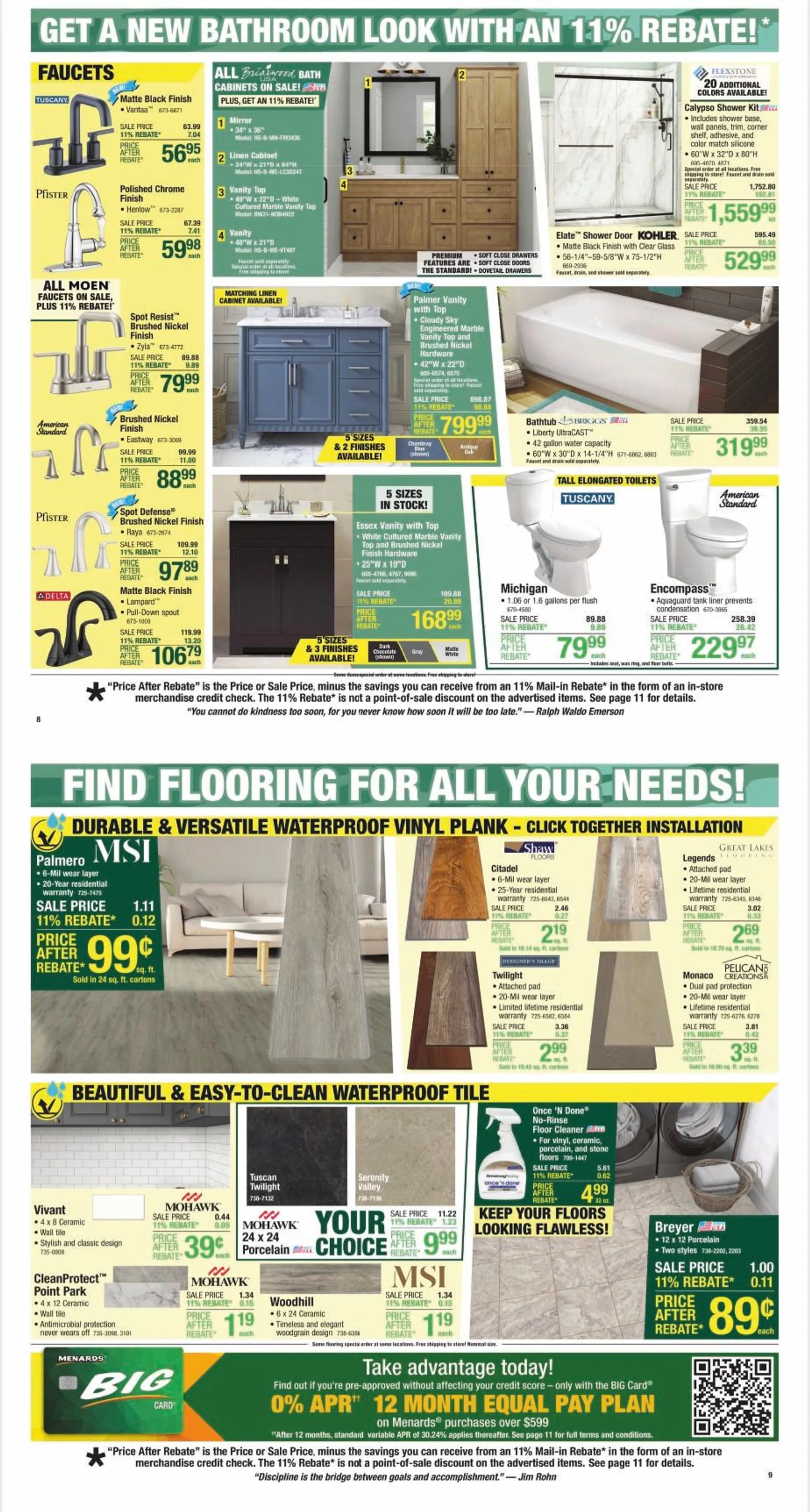 Weekly ad Menards Weekly Flyer from October 24 to November 3 2024 - Page 9