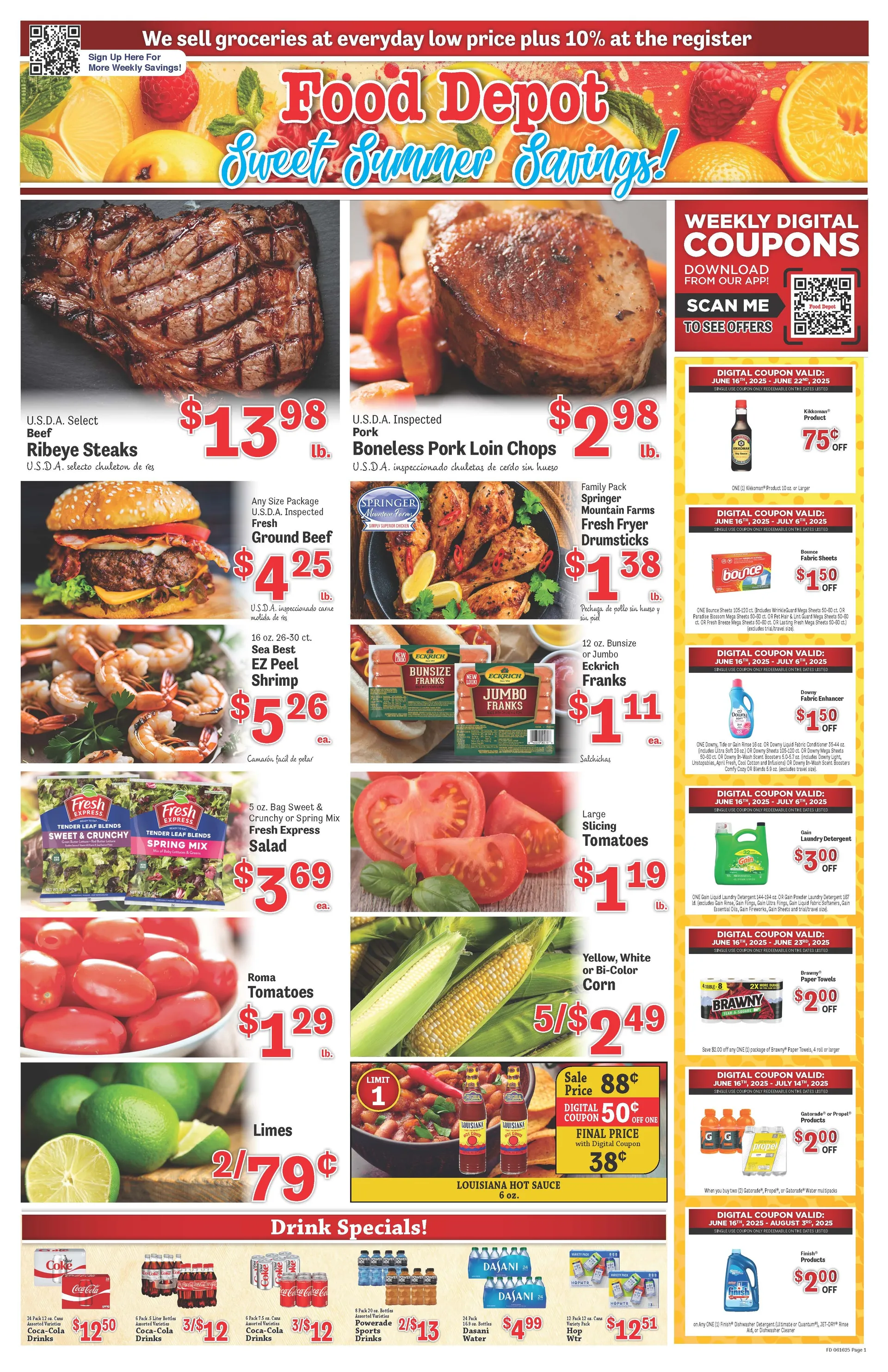 Weekly ad  Food Depot weekly ads from June 16 to July 6 2025 - Page 1