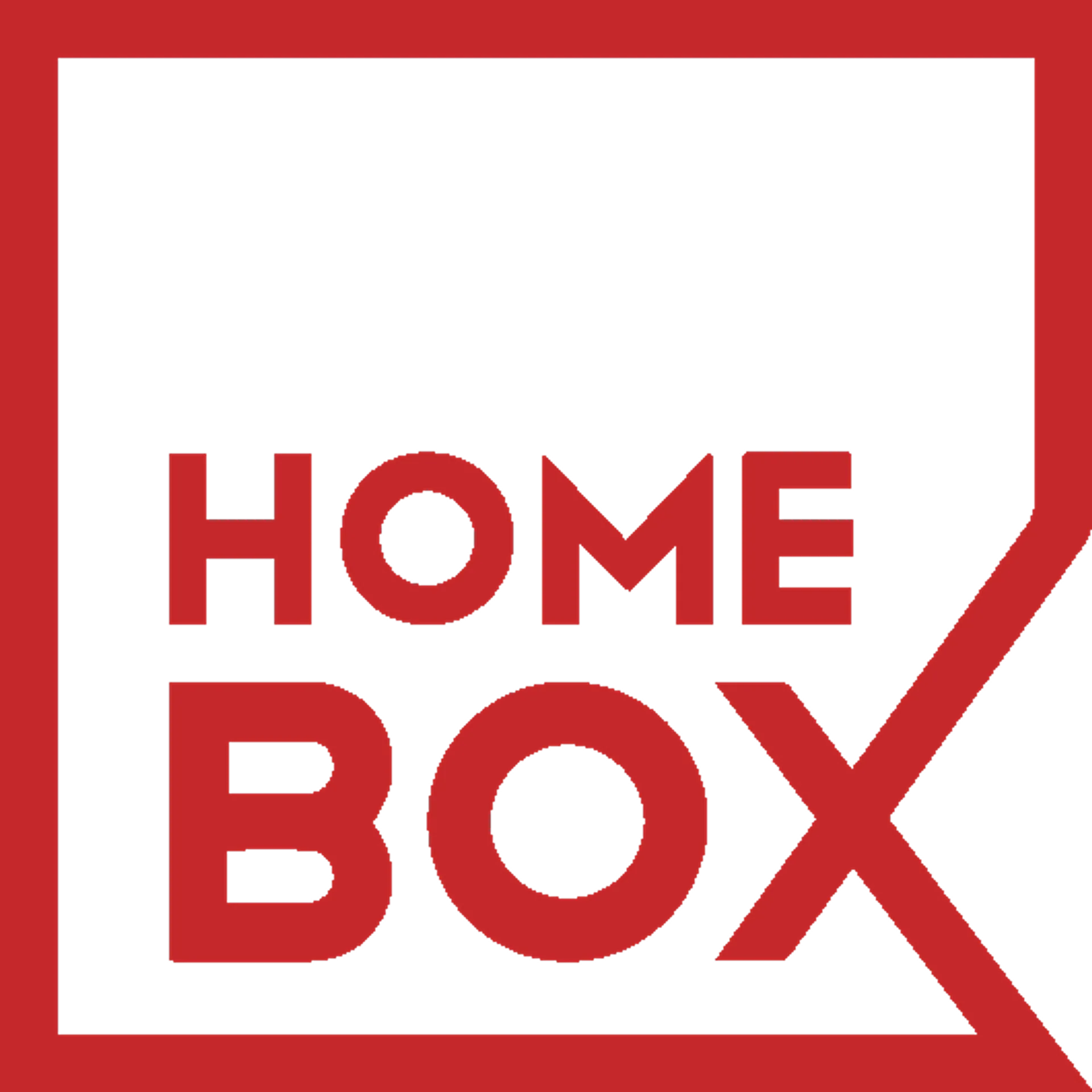 HOME BOX logo. Current catalogue