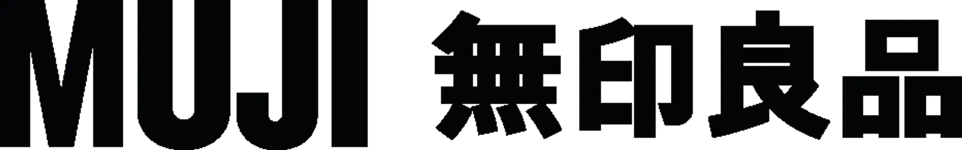 MUJI logo. Current catalogue