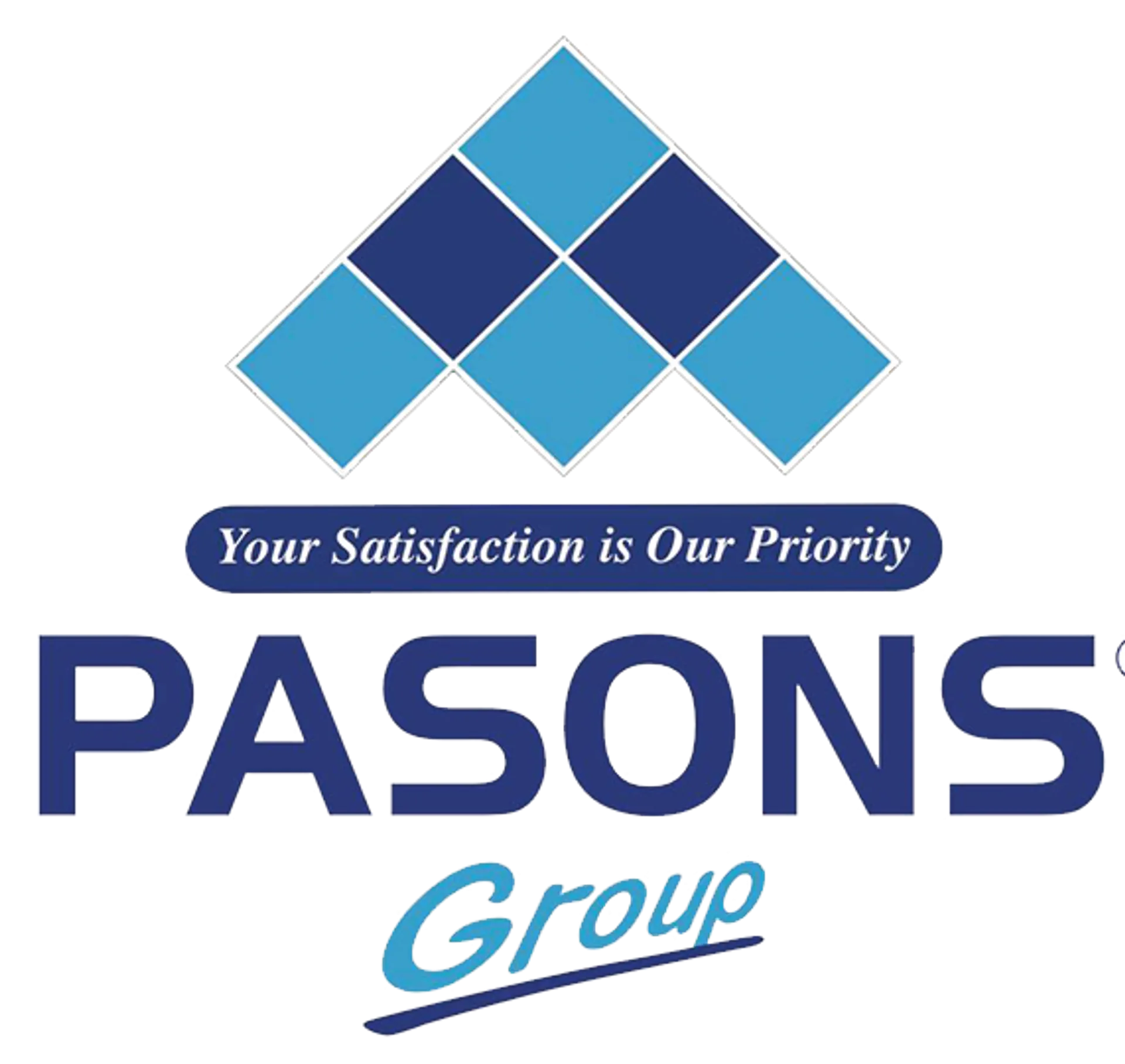 PASONS logo. Current catalogue