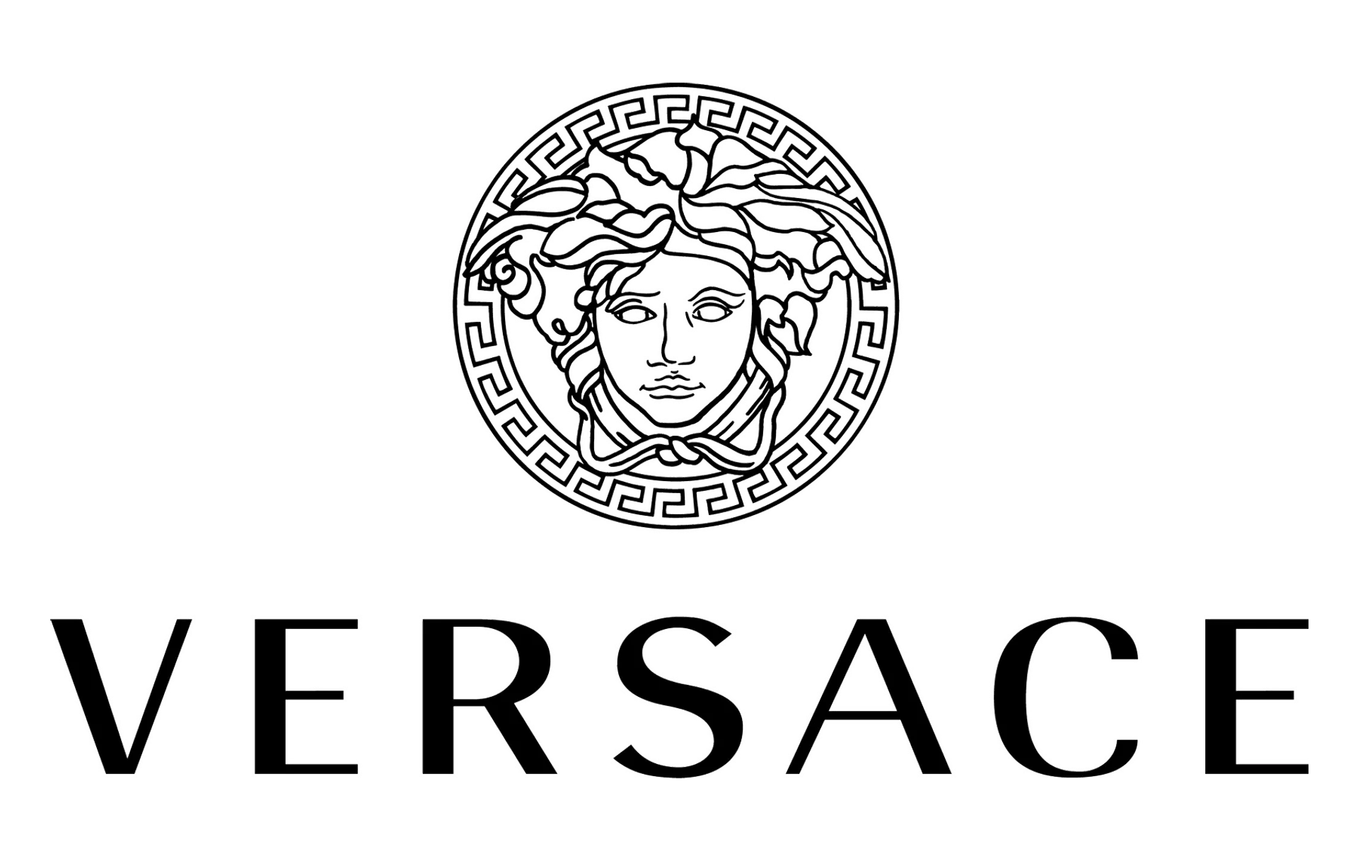 VERSACE logo. Current catalogue