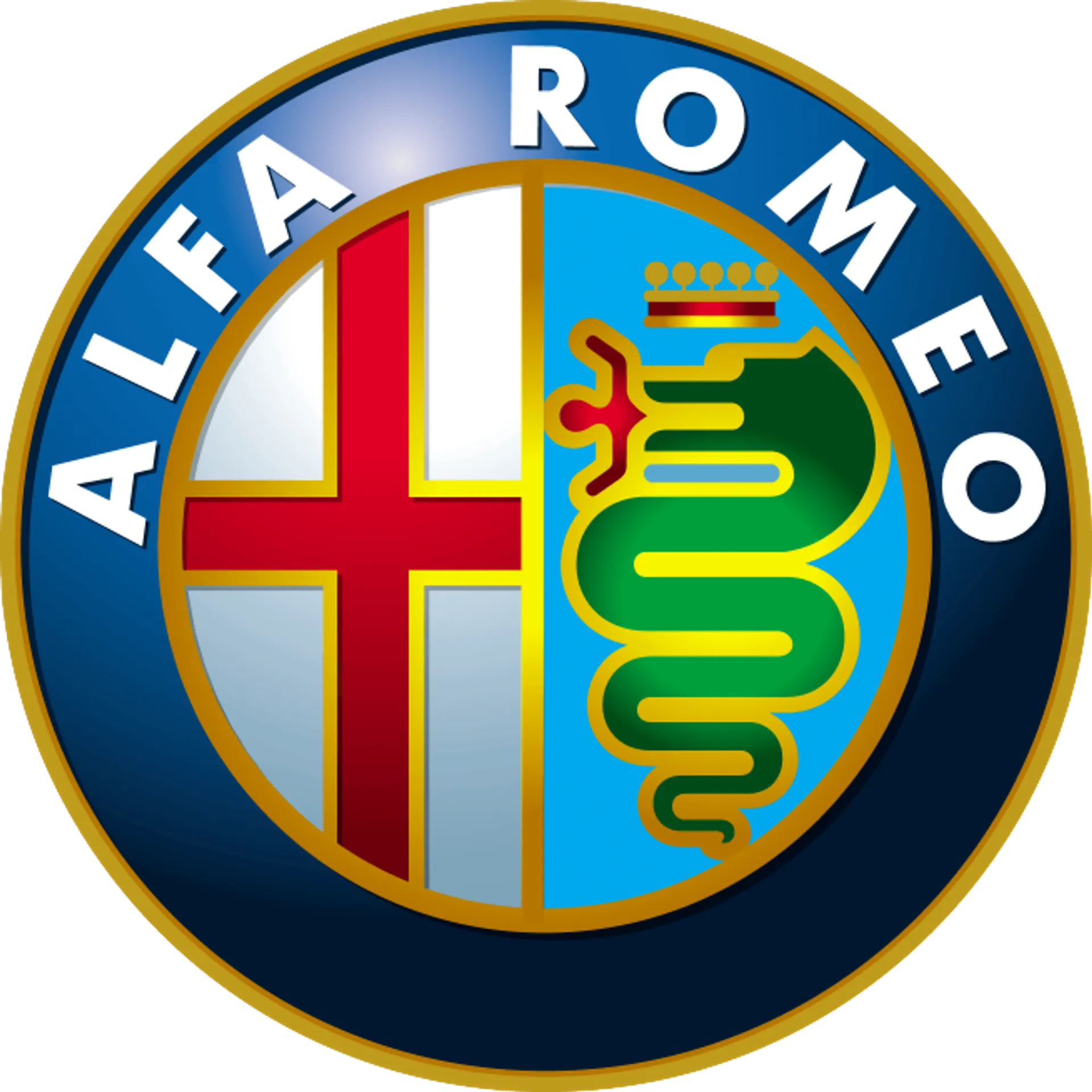 ALFA ROMEO logo die aktuell Flugblatt