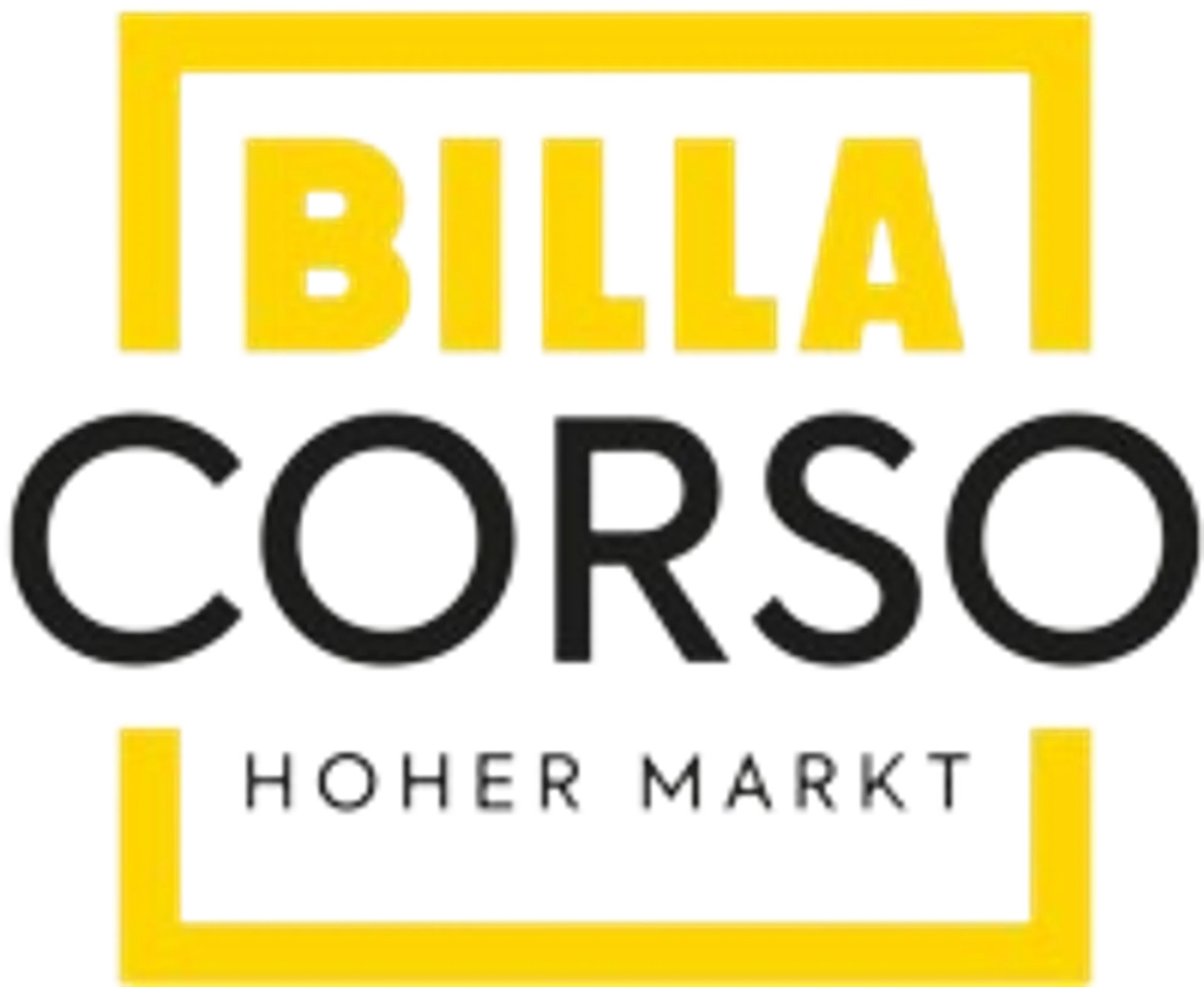 BILLA CORSO logo die aktuell Flugblatt