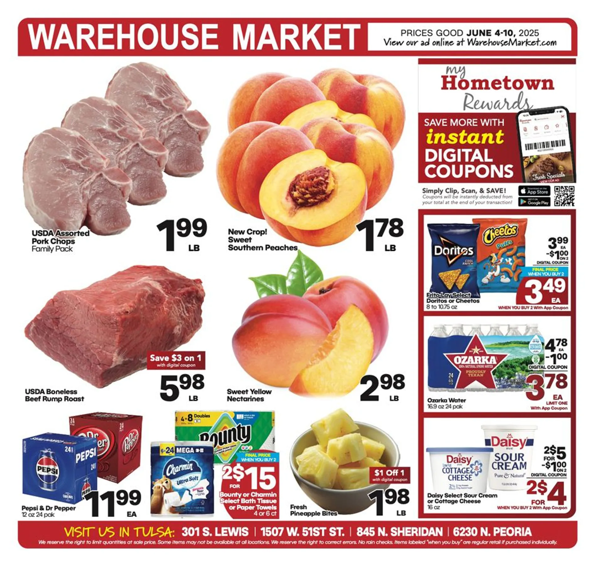 Weekly ad Warehouse Market weekly ads from June 4 to June 10 2025 - Page 1