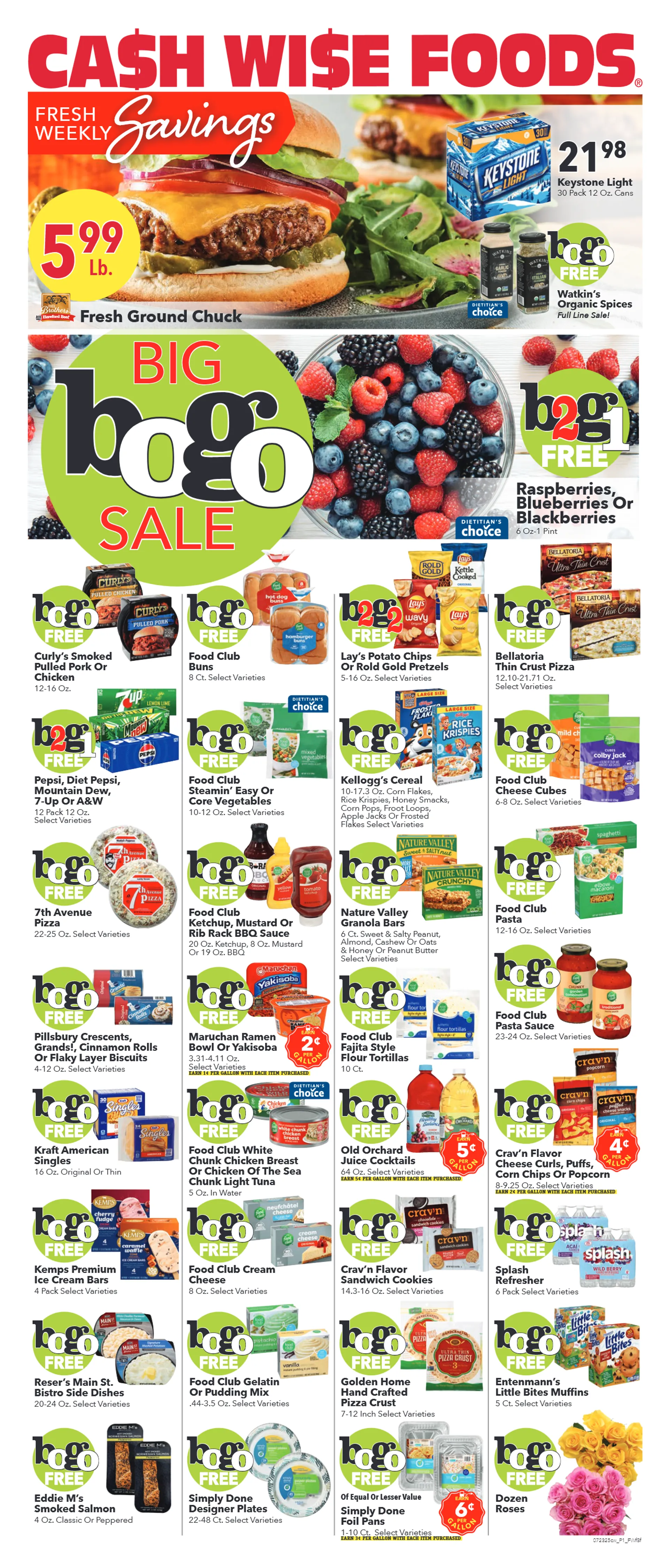 Weekly ad Cash Wise Sales from July 23 to July 29 2025 - Page 1