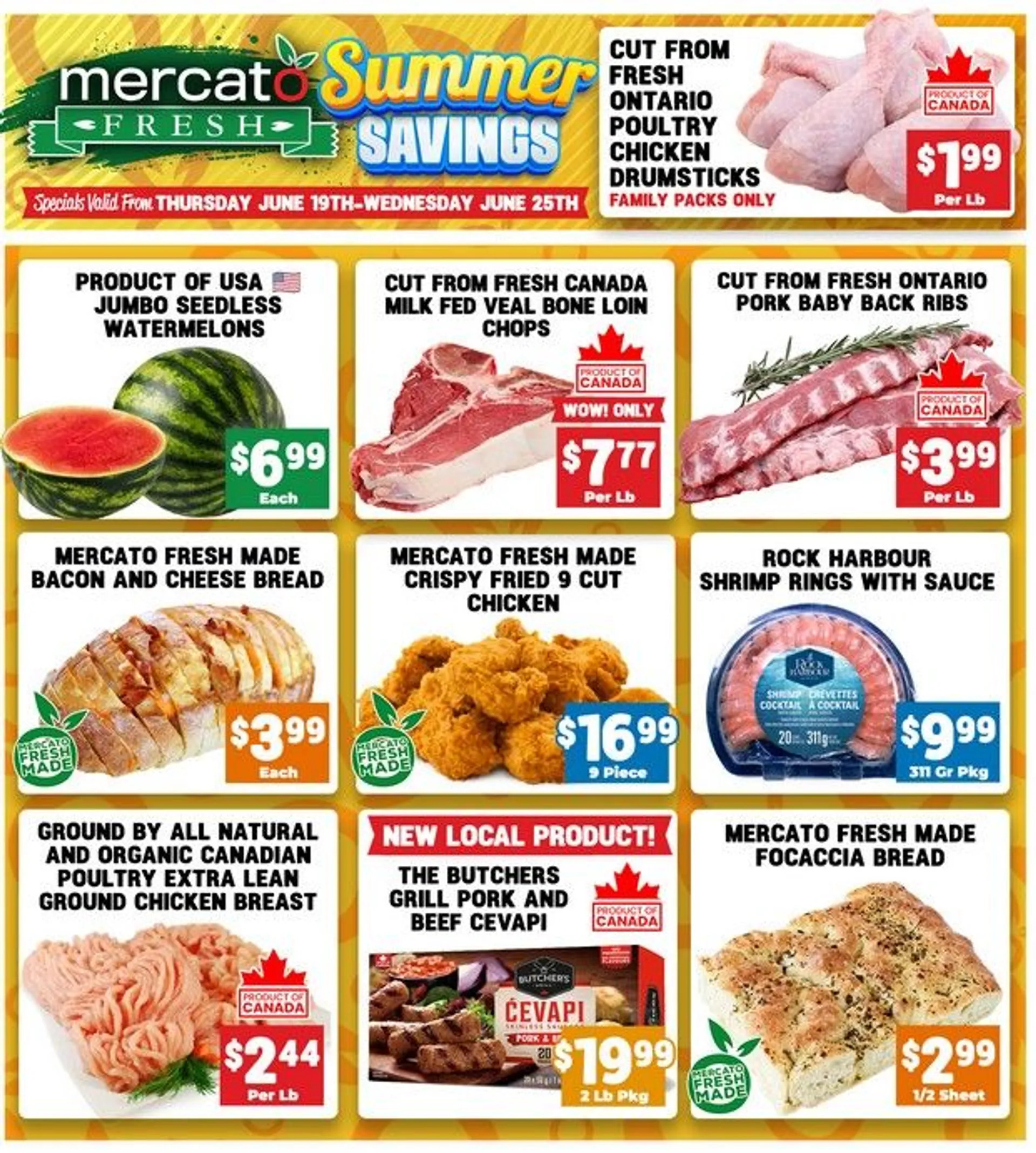 Mercato Fresh flyers from June 19 to June 25 2025 - flyer page 1