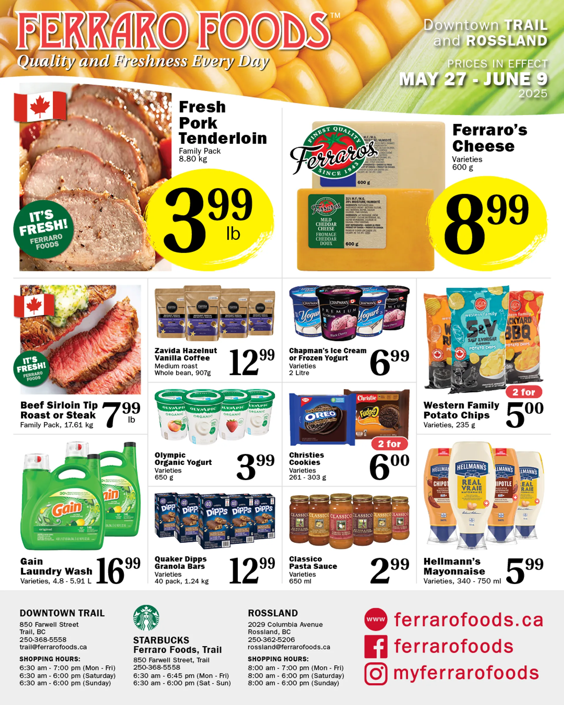 Ferraro Foods  Sales from May 27 to June 9 2025 - flyer page 1