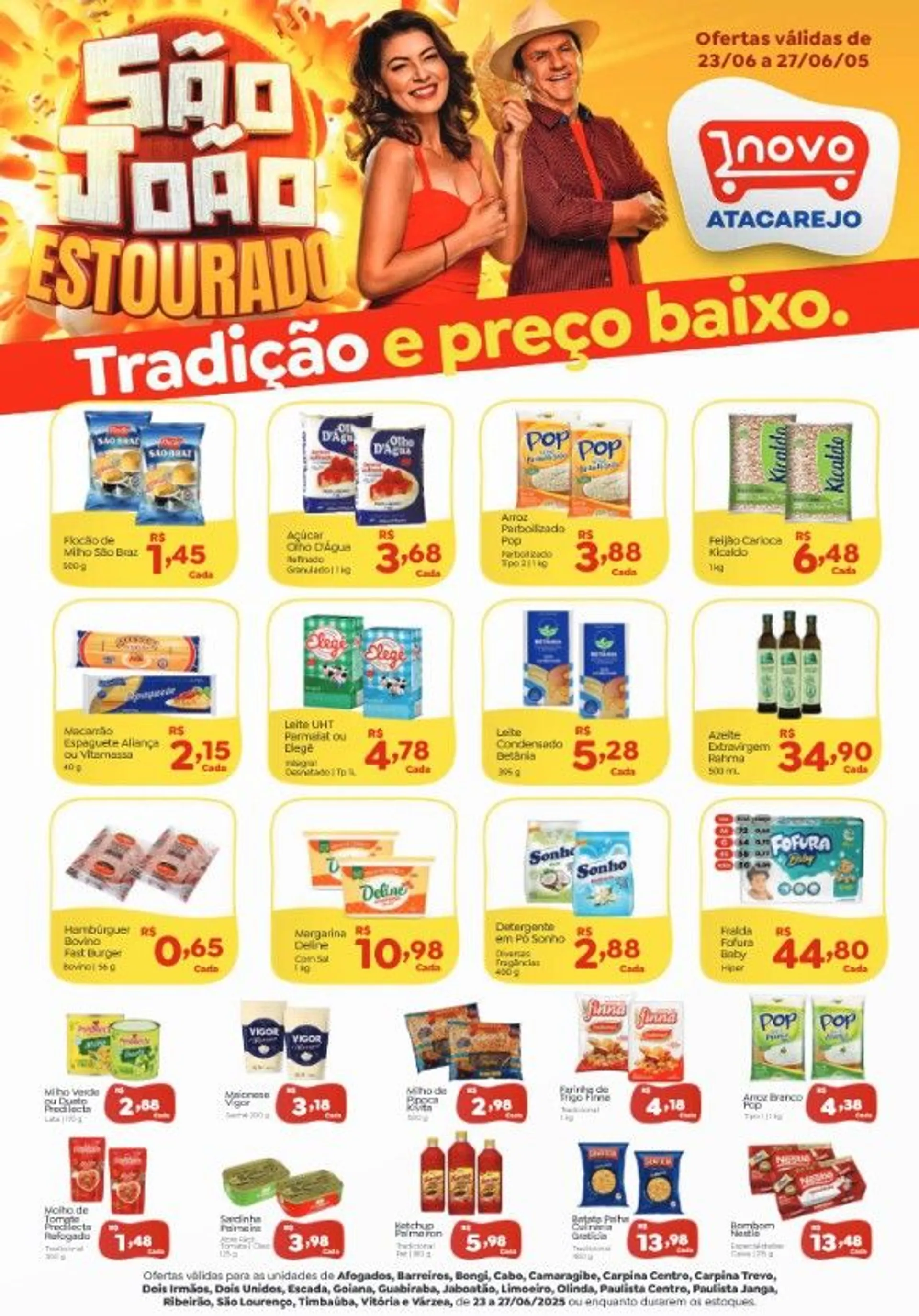 Encarte de Folhetos Novo Atacarejo 23 de junho até 27 de junho 2025 - Pagina 1