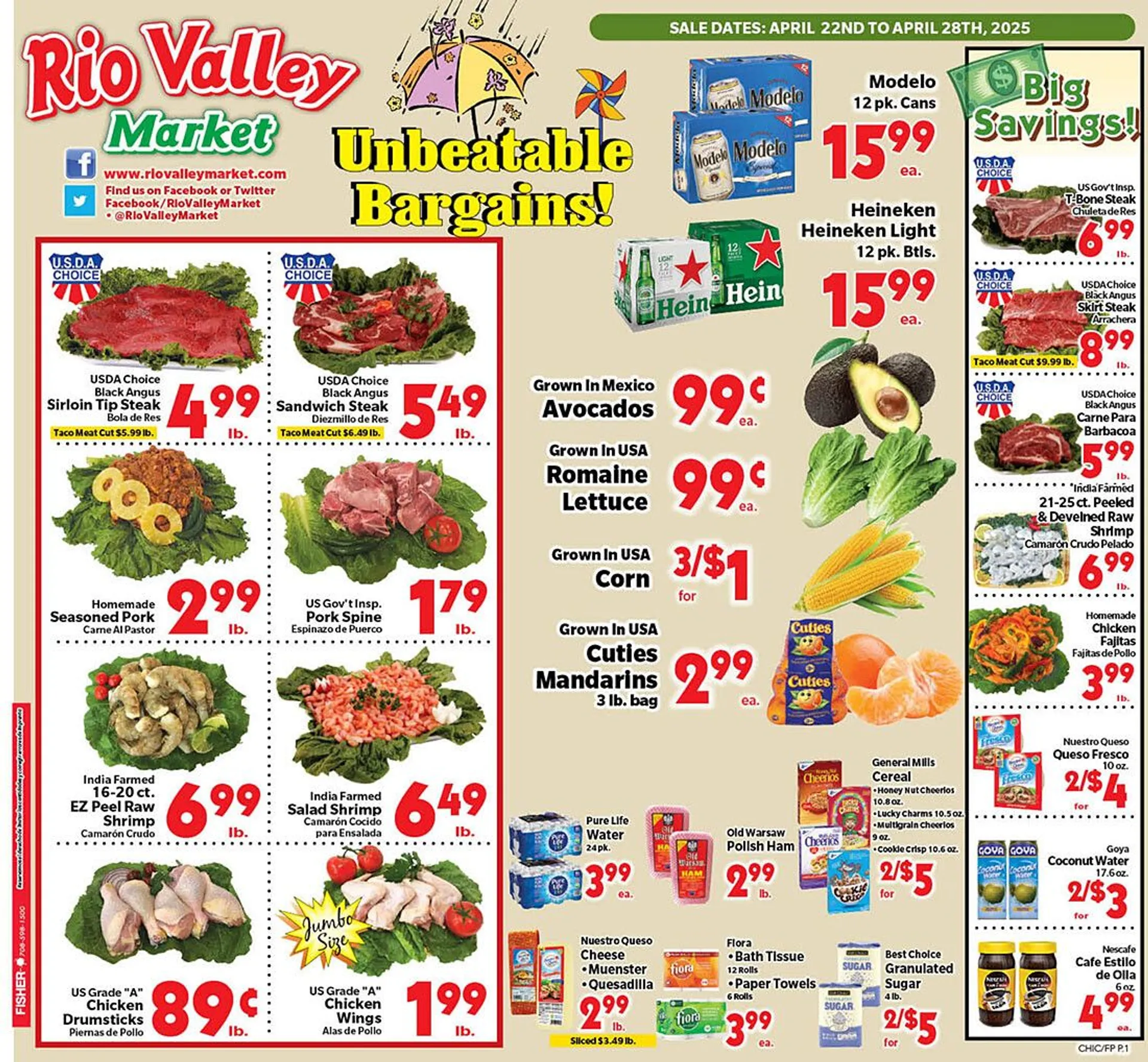 Weekly ad Rio Valley Market Sales from April 22 to April 28 2025 - Page 