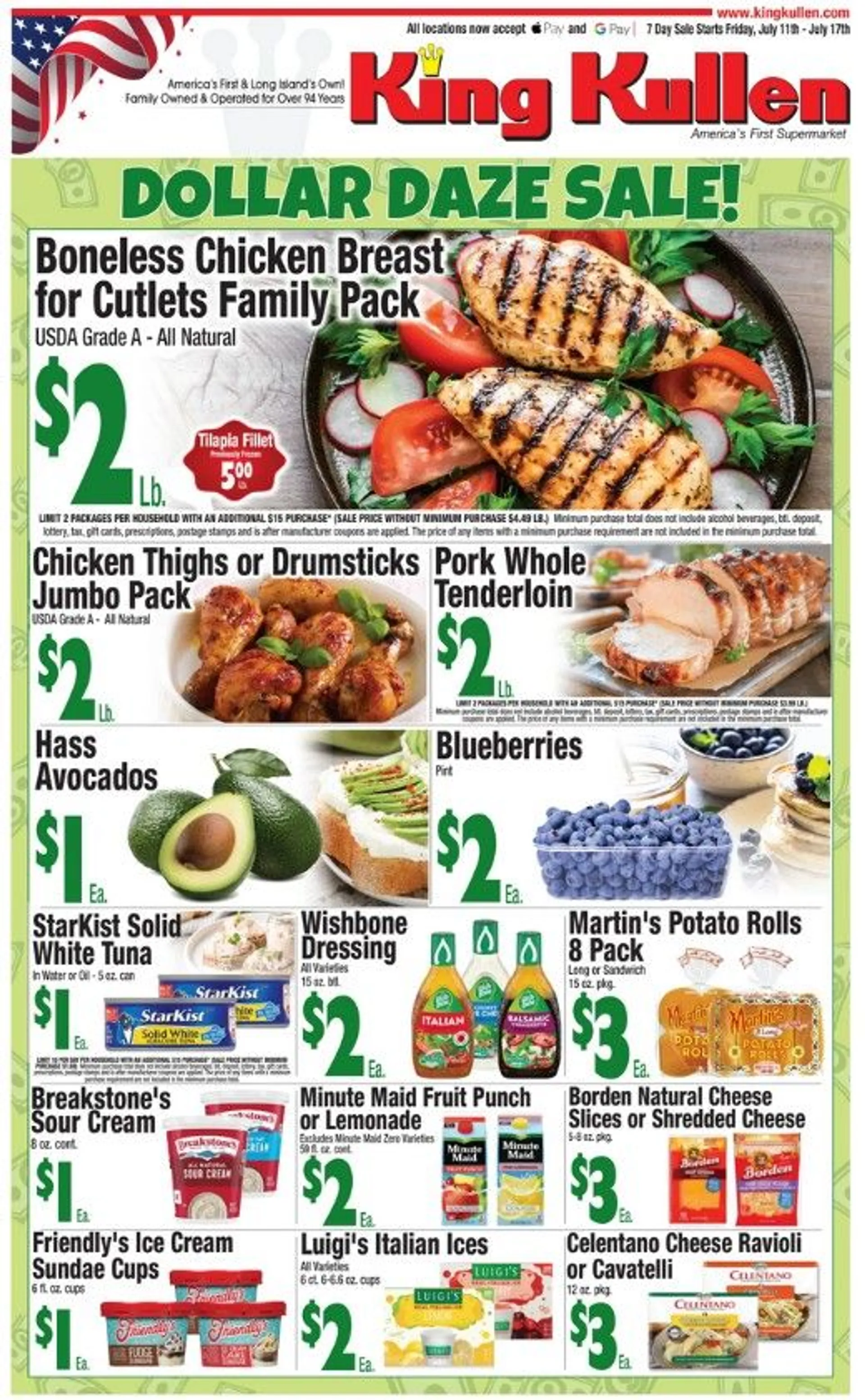 Weekly ad King Kullen Sales from July 11 to July 17 2025 - Page 1