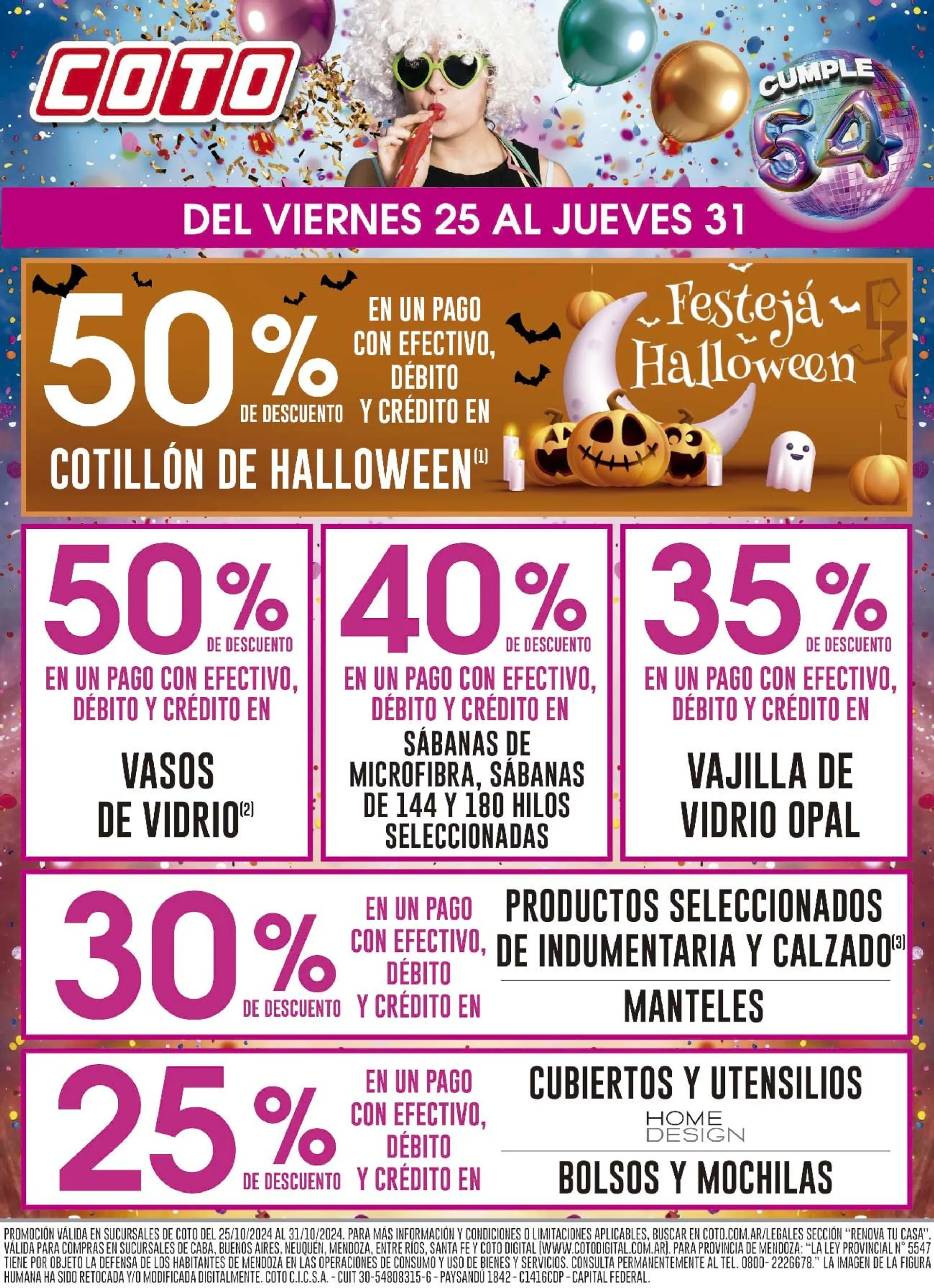 Ofertas de Coto Ofertas semanales! 28 de octubre al 31 de octubre 2024 - Página  del catálogo