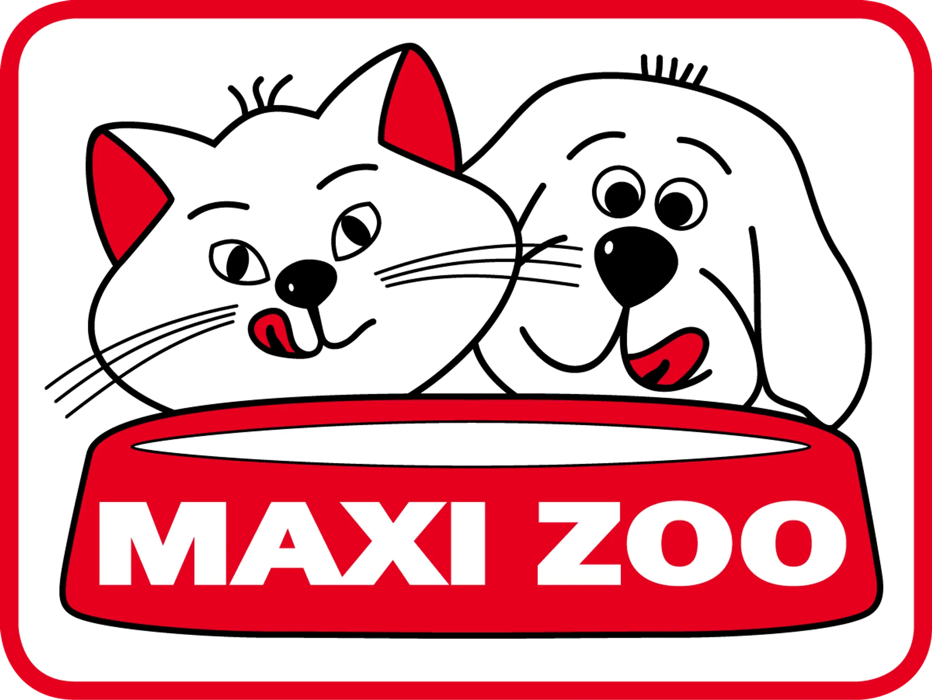 MAXI ZOO + logo in de folder van deze week