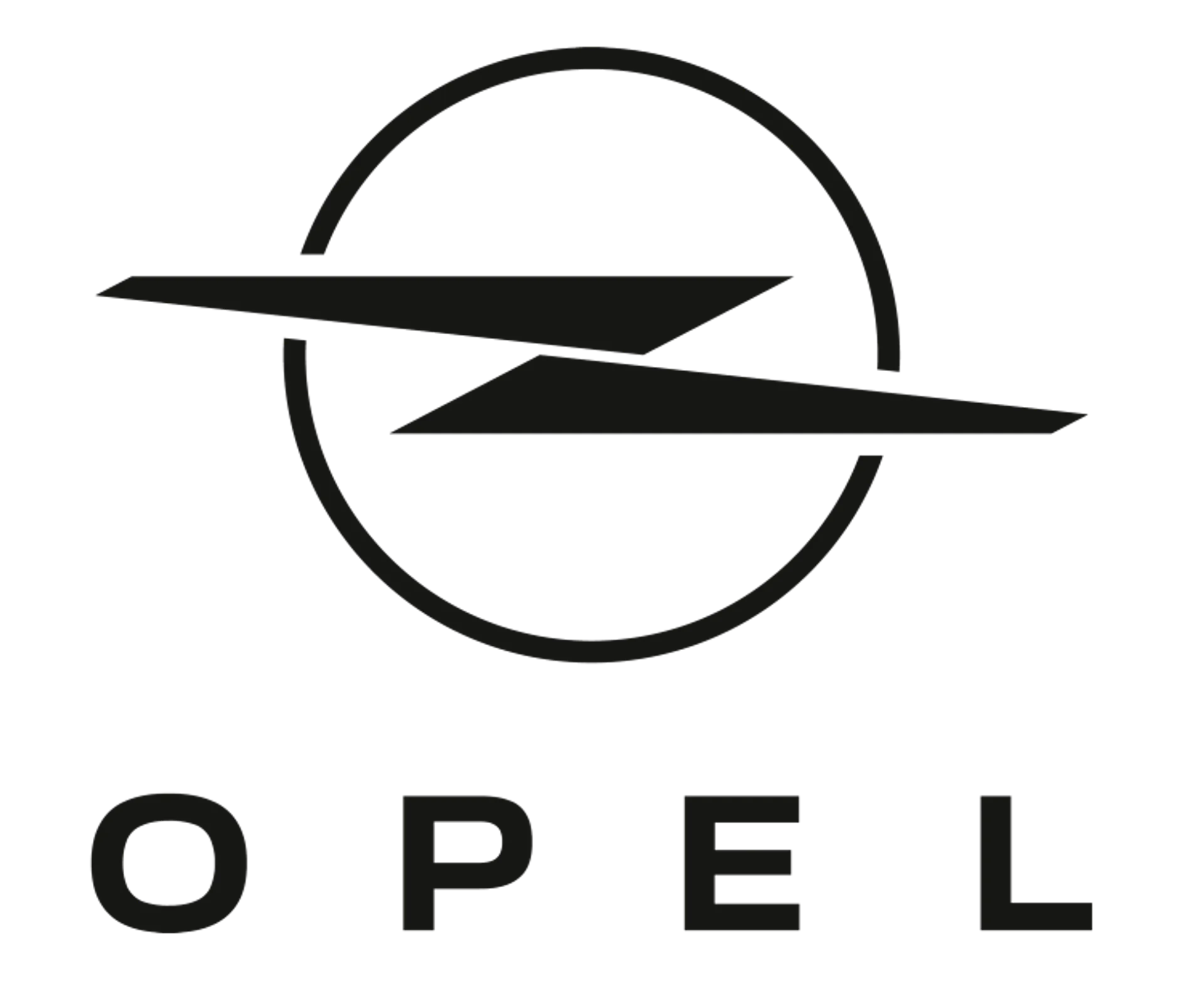 OPEL logo in de folder van deze week